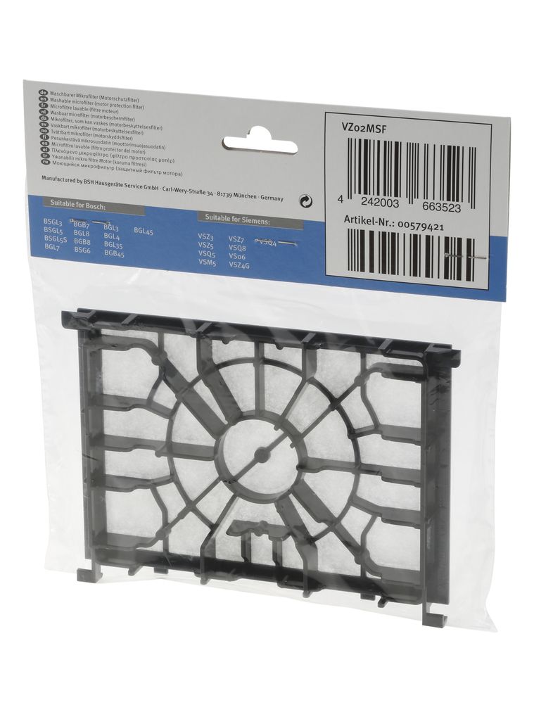 BOSCH BBZ02MPF motorfilter