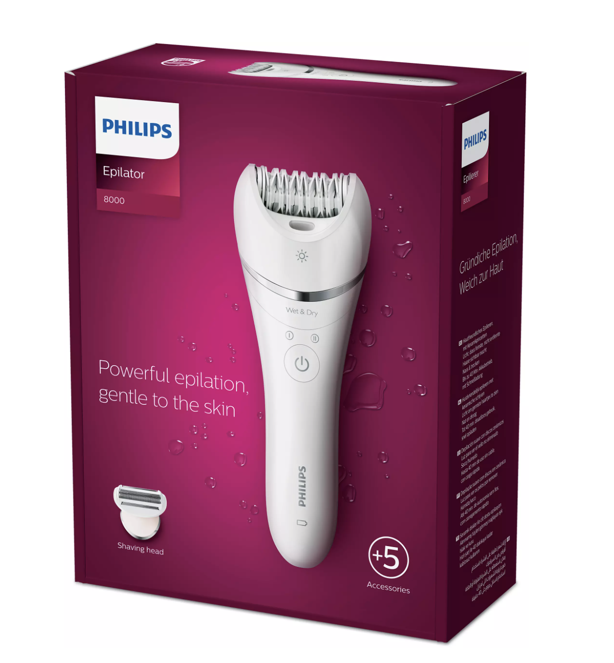 PHILIPS BRE710/00 epileerapparaat PHILIPS BRE710/00 epileerapparaat