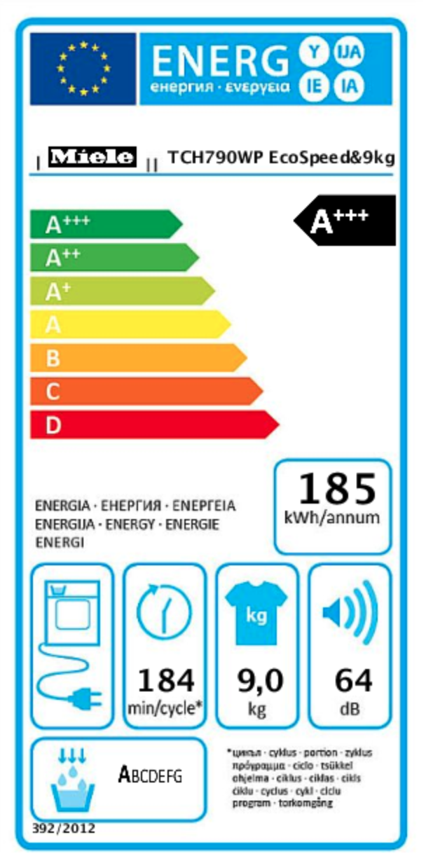 MIELE TCH790WP STANDARD CHROME EDITION droogkast - warmtepomp