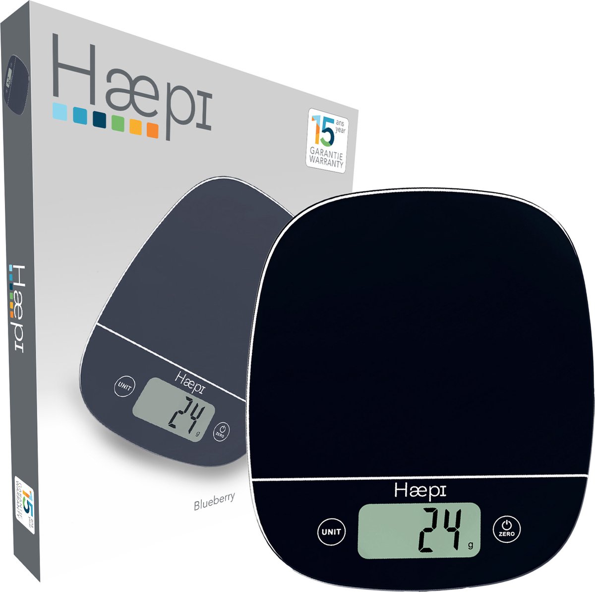 HAEPI HAHI-BLUEBERRY keukenweegschaal
