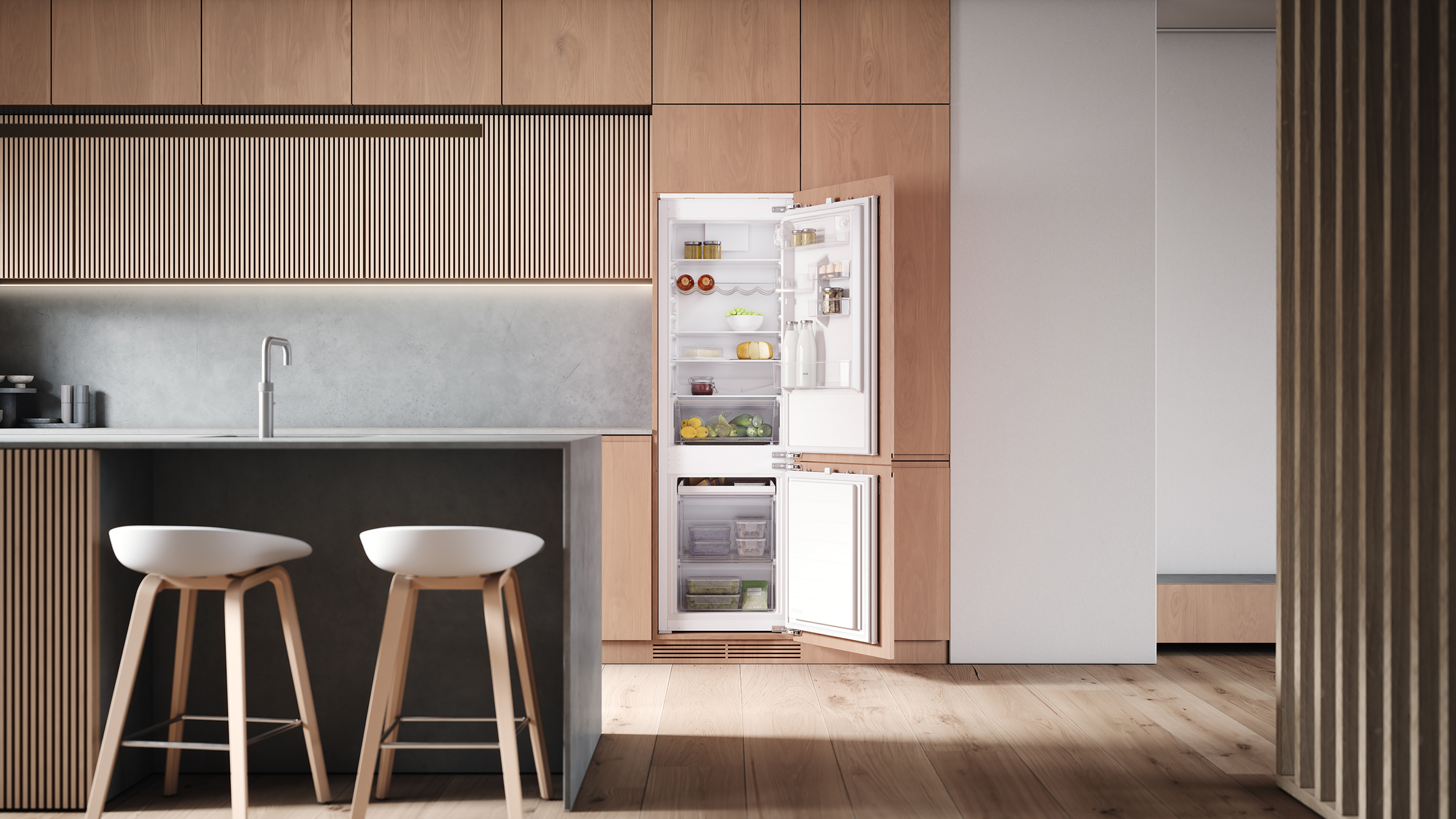 ATAG KD67178D koel-/vriescombinatie - 178cm