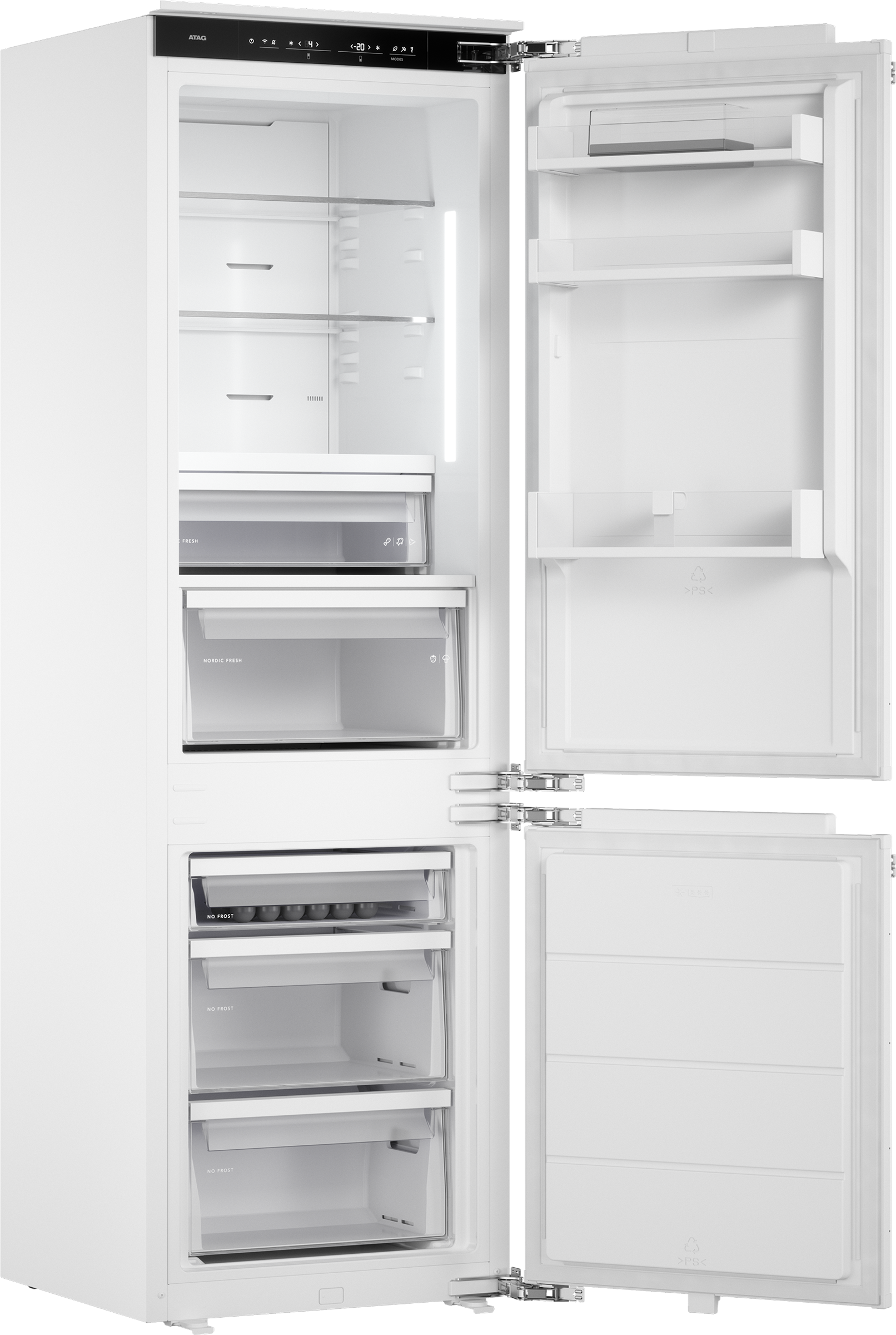 ATAG KDC8178NC koel-/vriescombinatie - 178cm