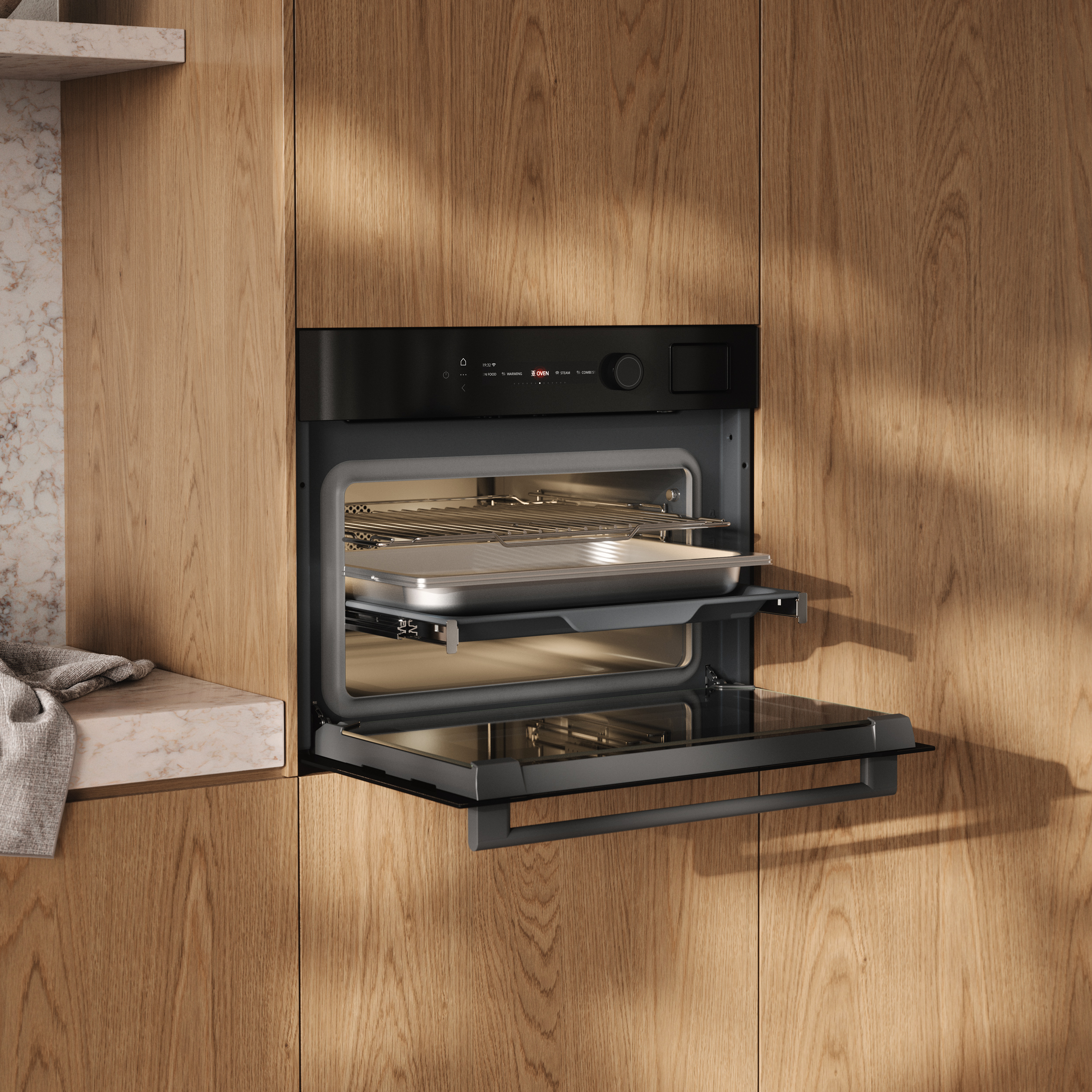 ATAG CS8471D multifunctionele oven met stoom - 45cm