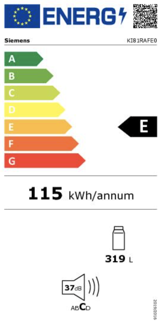 SIEMENS KI81RAFE0 IQ500 koelkast zonder vriesvak - 178cm SIEMENS KI81RAFE0 IQ500 koelkast zonder vriesvak - 178cm