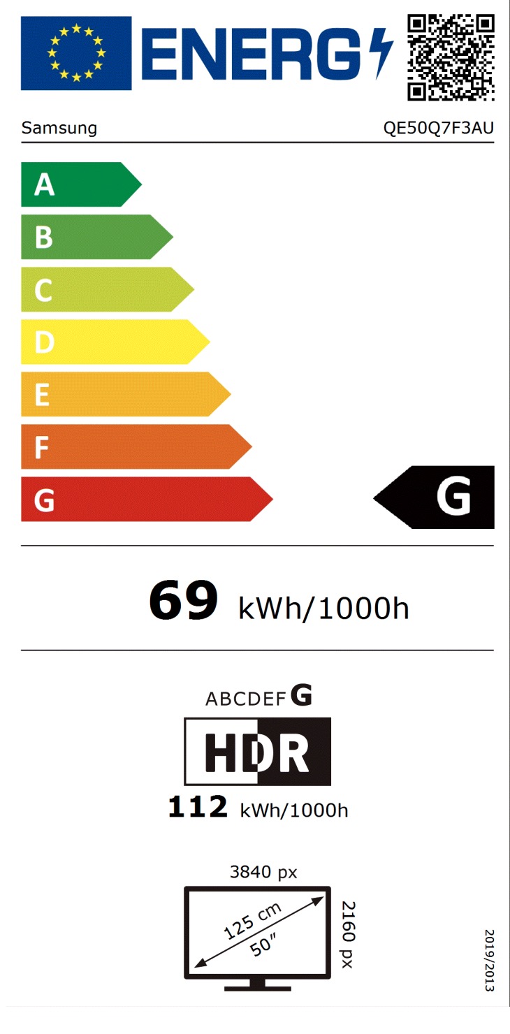 SAMSUNG QE50Q7F3AUXXN televisie 4K UHD - 50''