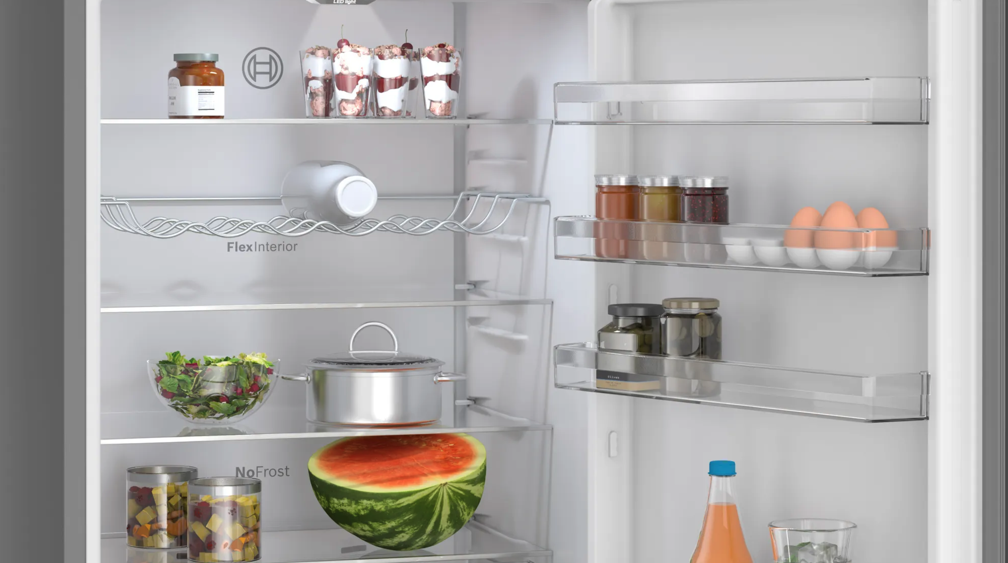 BOSCH KGN49OCAF Serie 4 vrijstaande koel-/vriescombinatie - 203cm