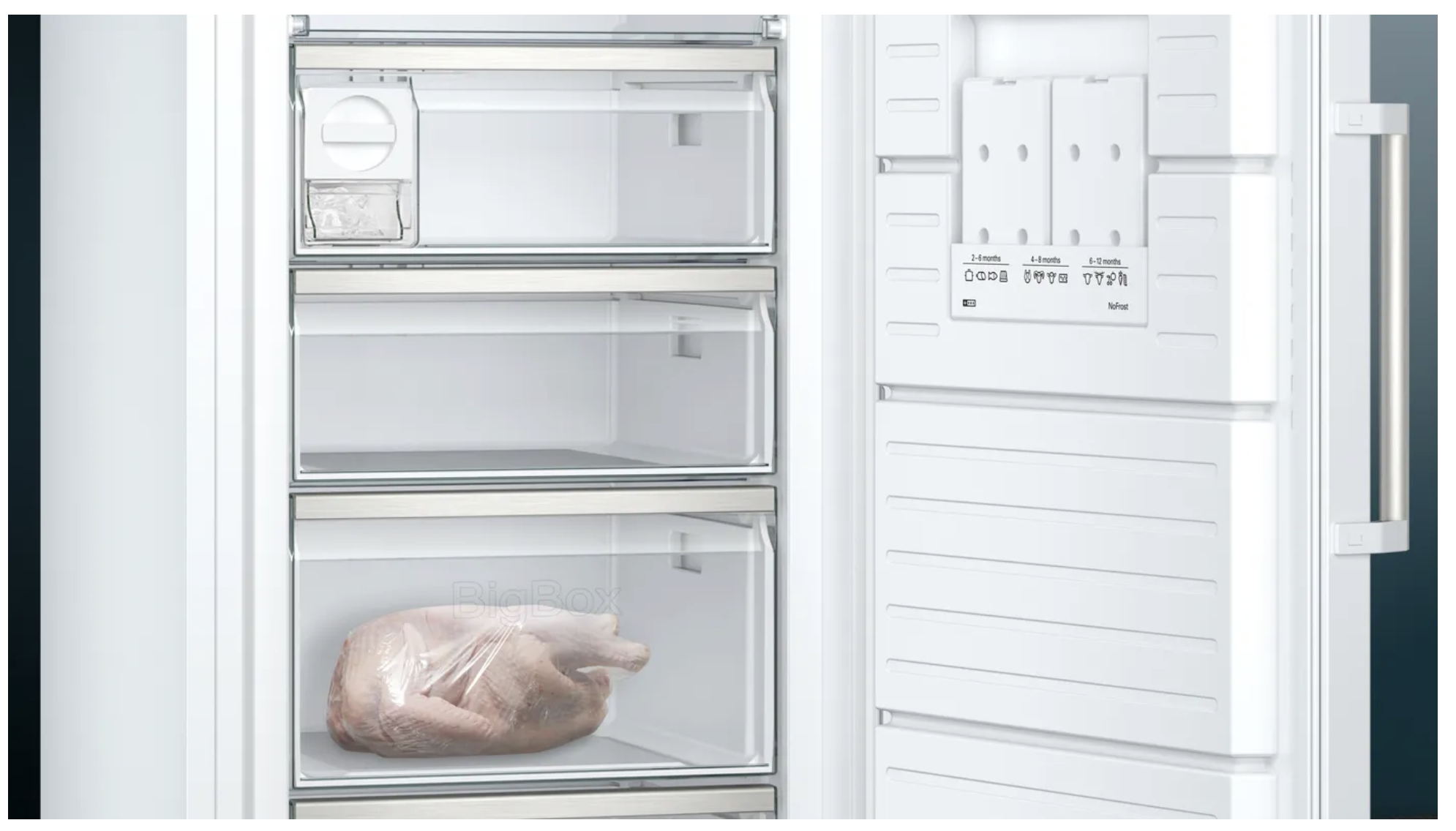 SIEMENS GS58NAWCP iQ500 vrijstaande vriezer - 191cm