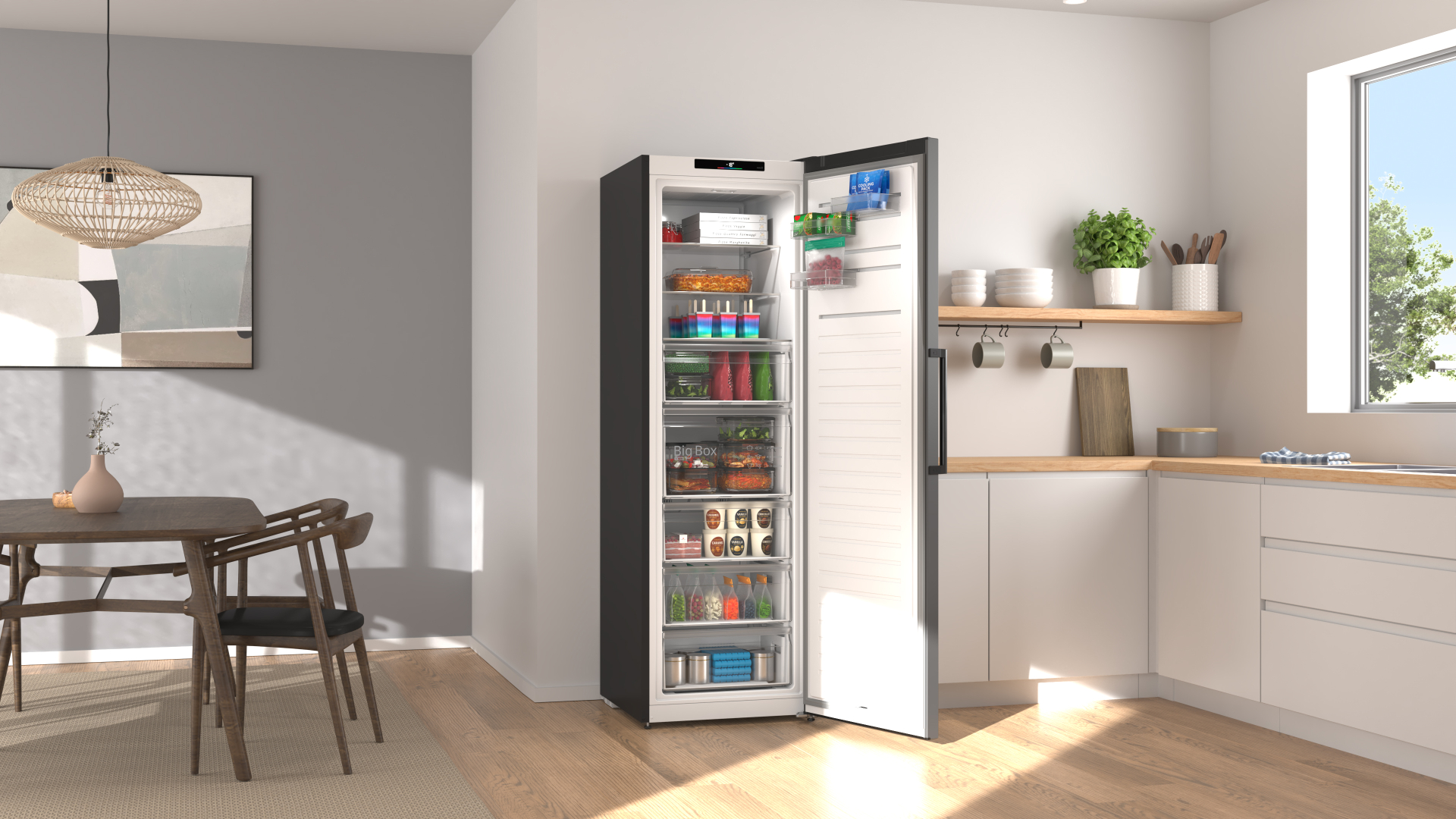 BOSCH GSN36VCCG SERIE 4 vrijstaande vriezer