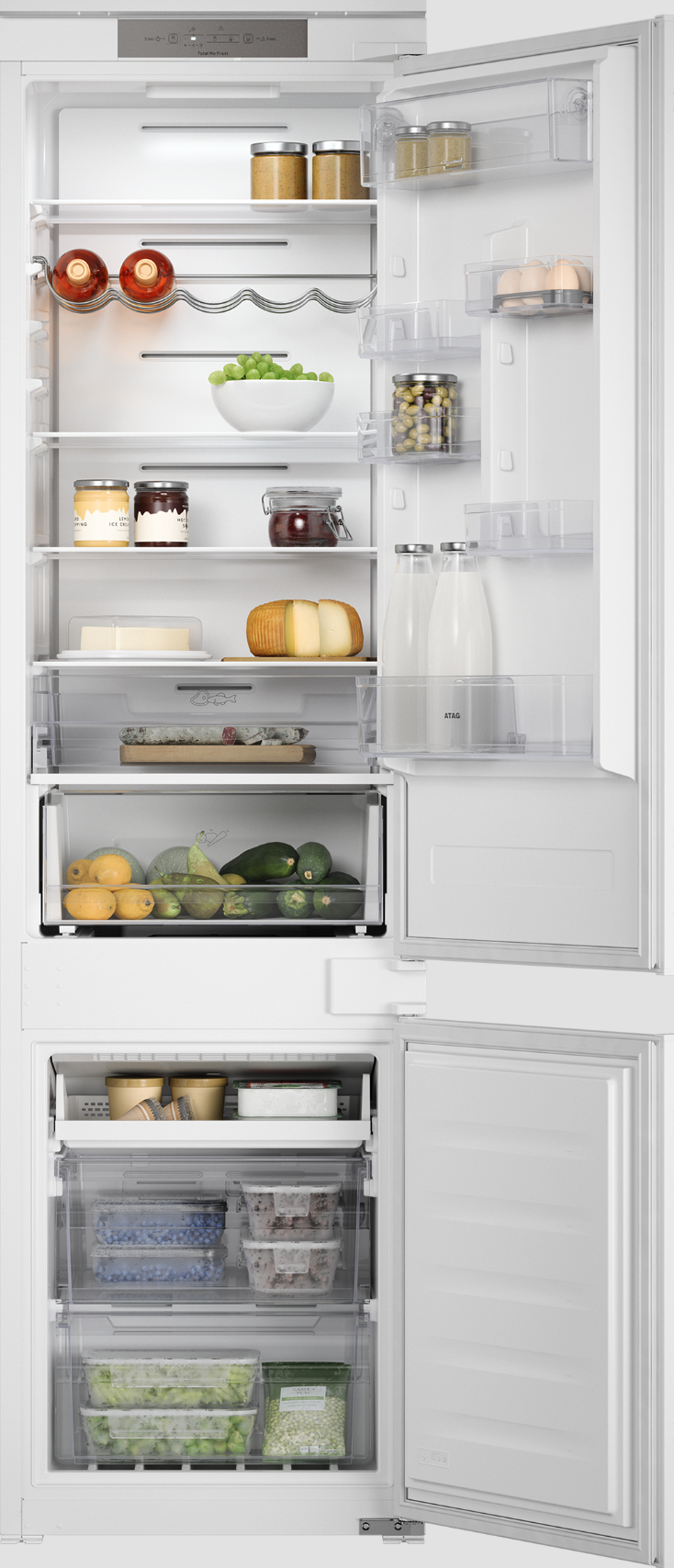 ATAG KS37194DN koel-/vriescombinatie - 194cm