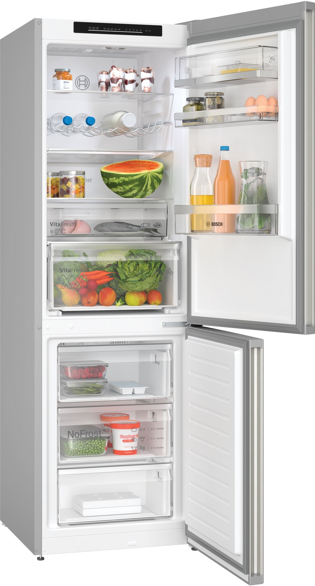 BOSCH KGN36EICF SERIE 4 vrijstaande koel-/vriescombinatie - 186cm BOSCH KGN36EICF SERIE 4 vrijstaande koel-/vriescombinatie - 186cm