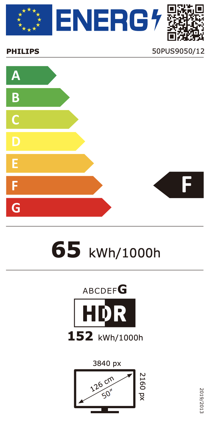 PHILIPS 50PUS9050/12 televisie 4K UHD - 50"