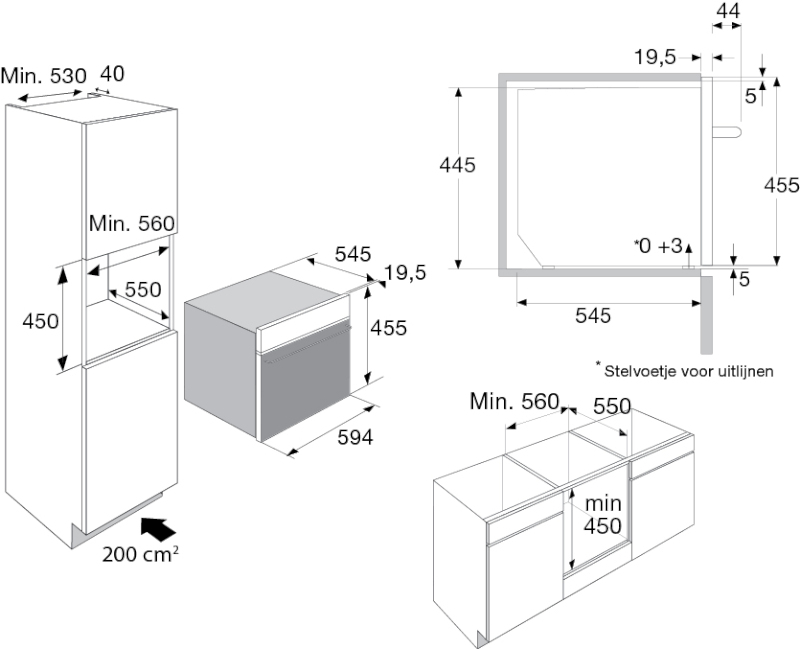 ATAG MA6471C Microgolfoven - 60cm