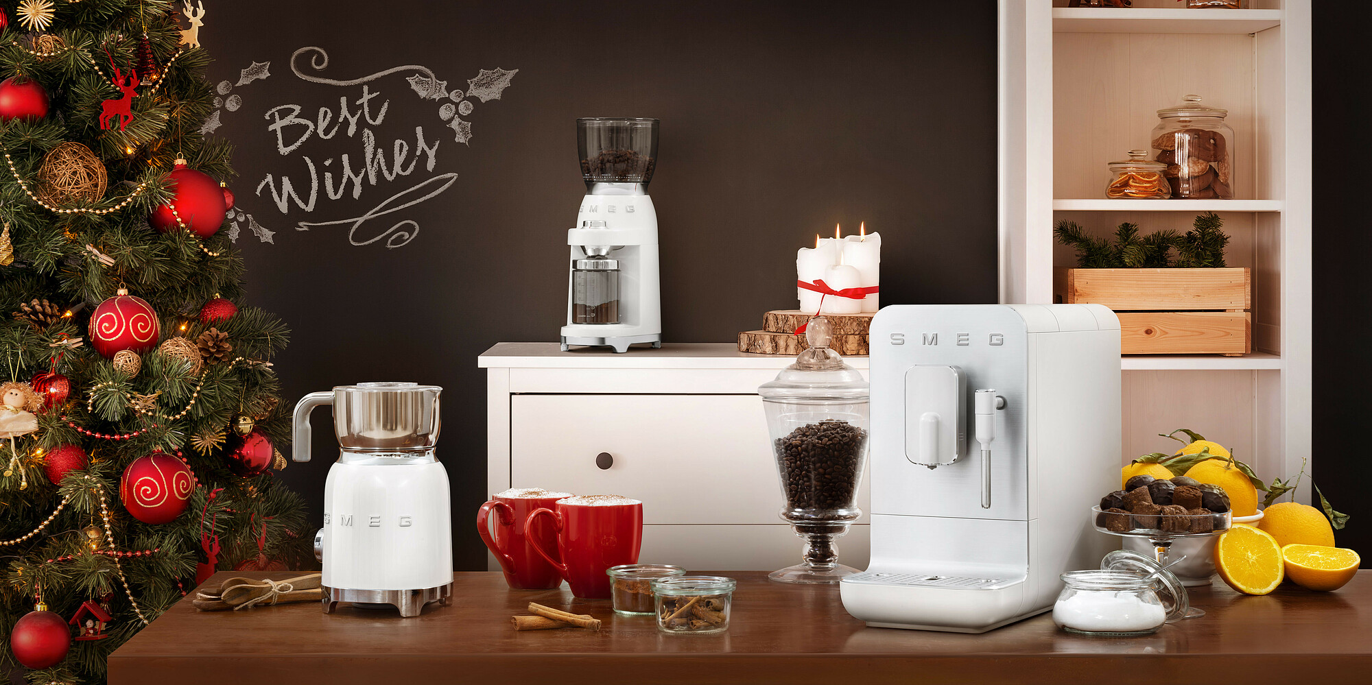 SMEG CGF11WHEU koffiemolen