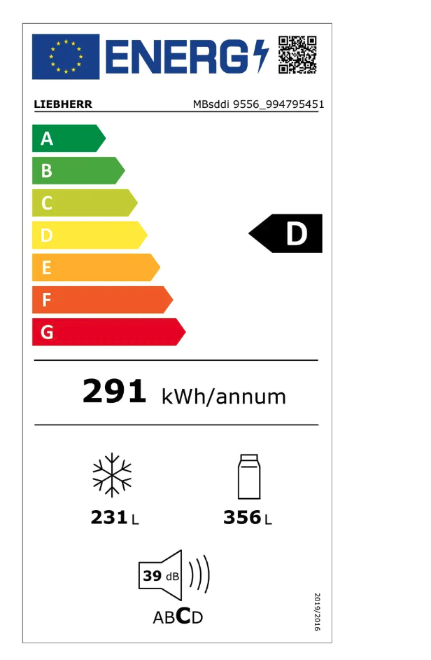 LIEBHERR MBSDDI955620 side-by-side