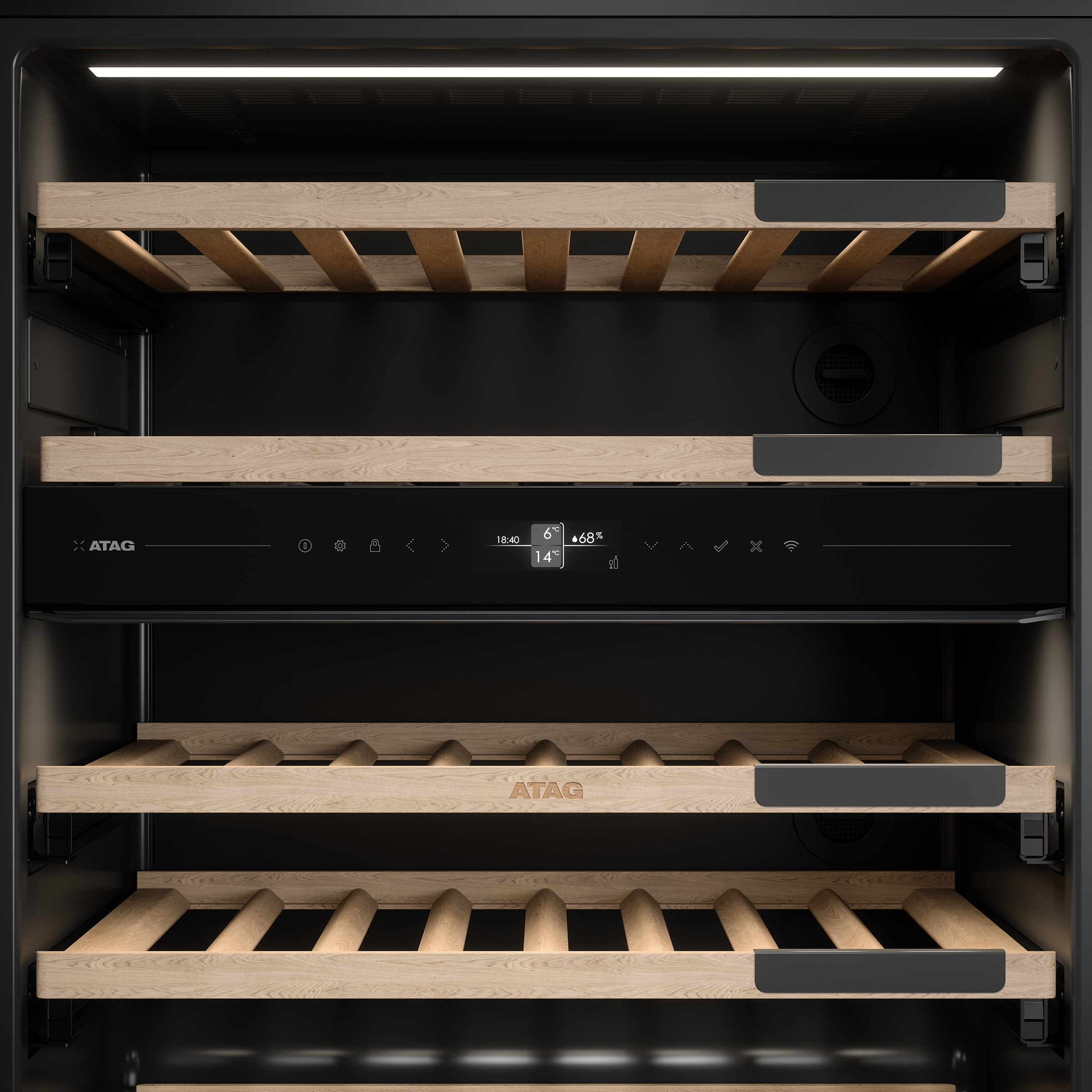 ATAG KU8571K2C onderbouw wijnkoelkast