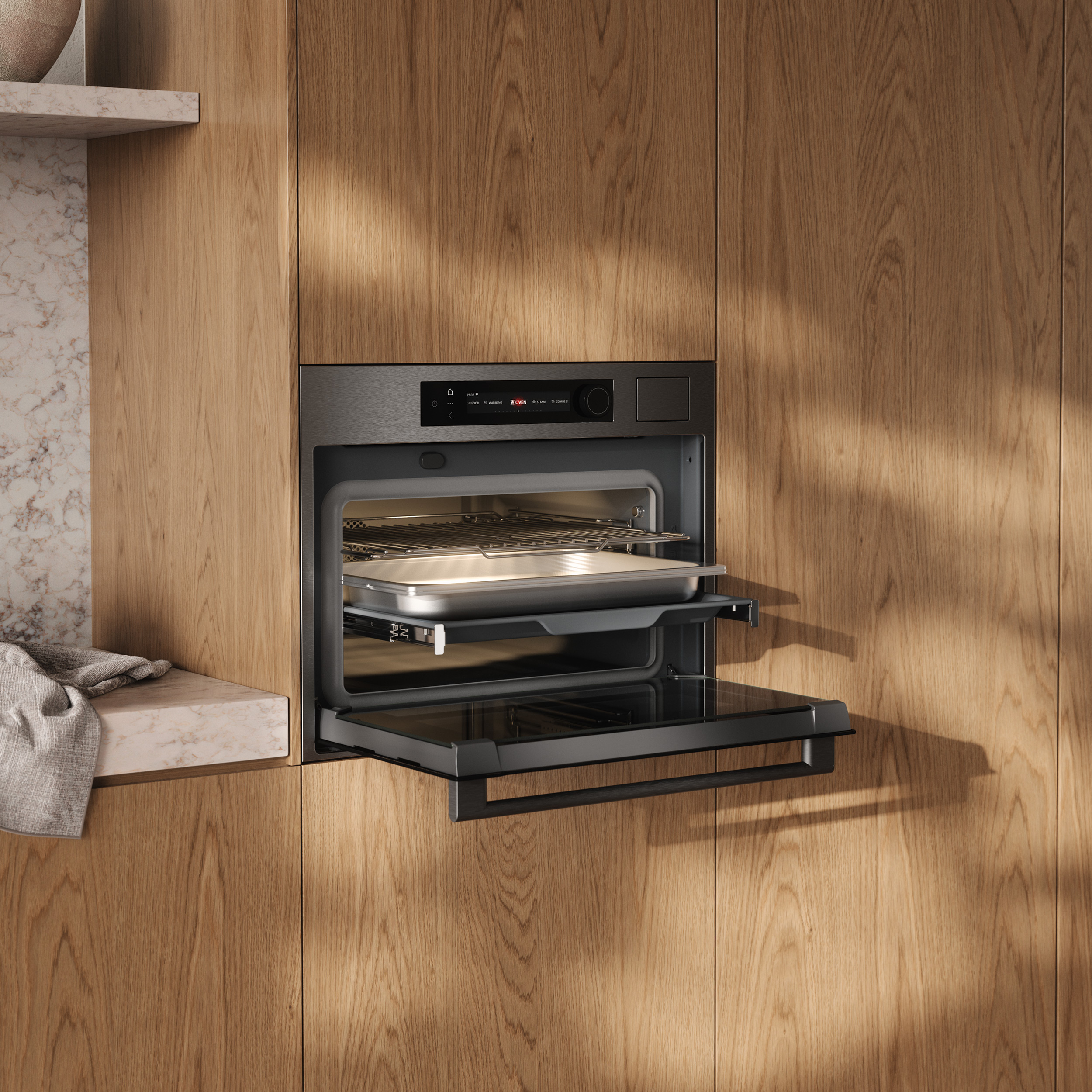 ATAG CS8412D multifunctionele oven met stoom - 45cm