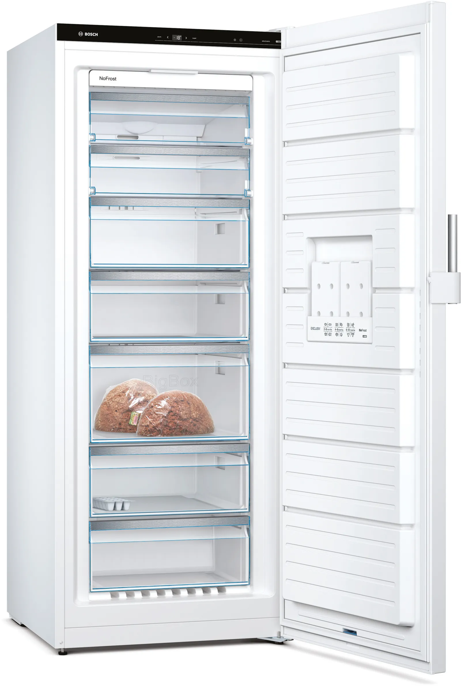 BOSCH GSN54EWCV SERIE 6 vrijstaande vriezer - 176cm