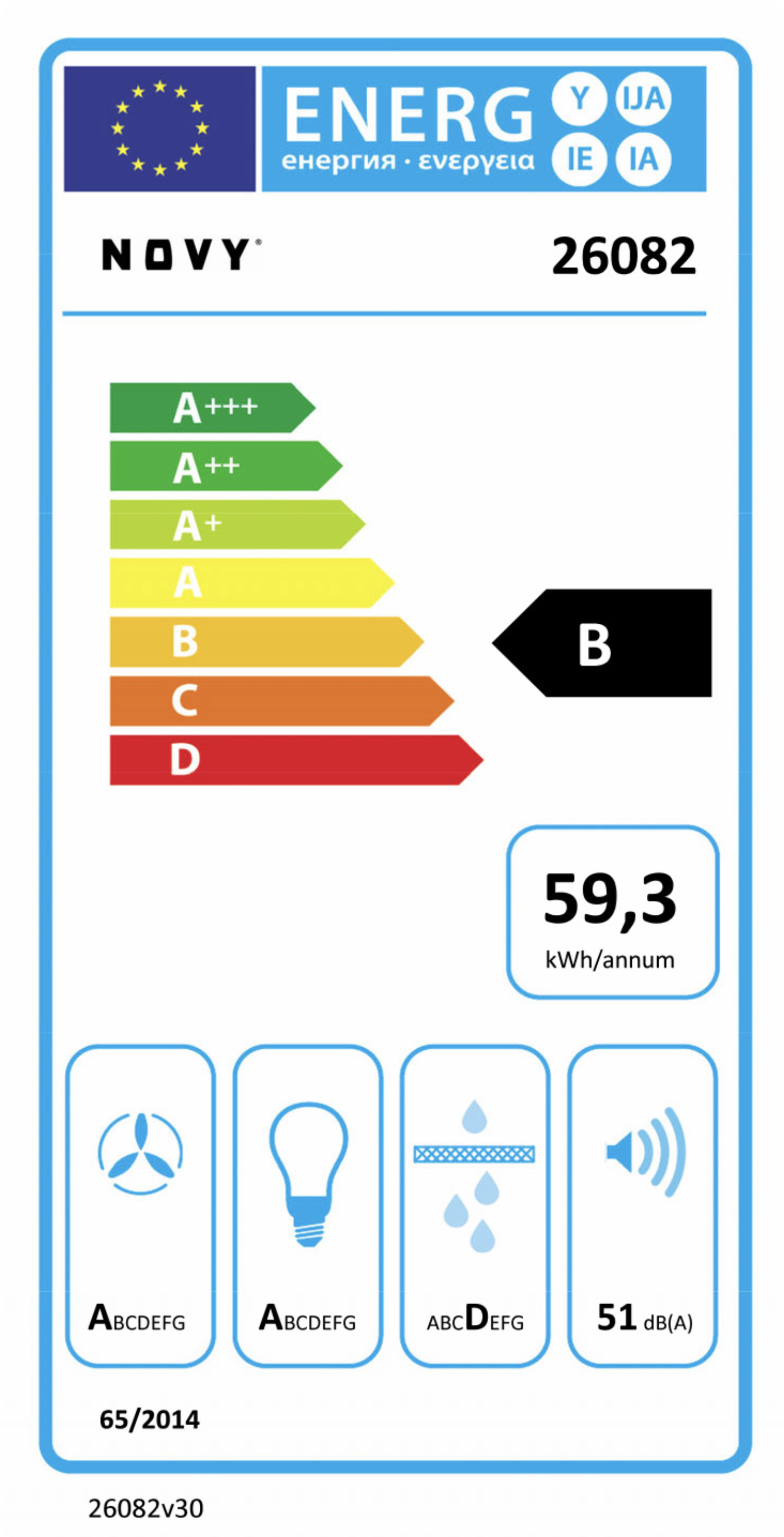 NOVY 26082 inbouwgroep - 83cm