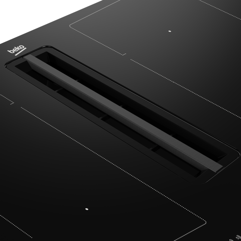 BEKO HIXI84700UP kookplaat met afzuiging - 80cm