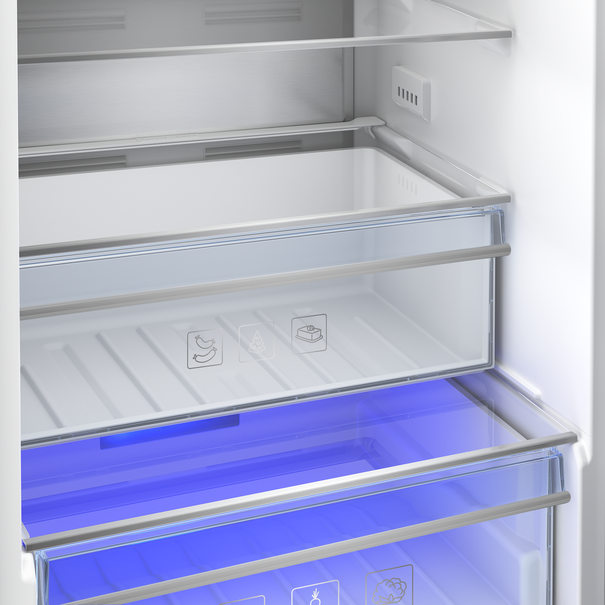 BEKO BCNA306E4SN koel-/vriescombinatie - 193cm