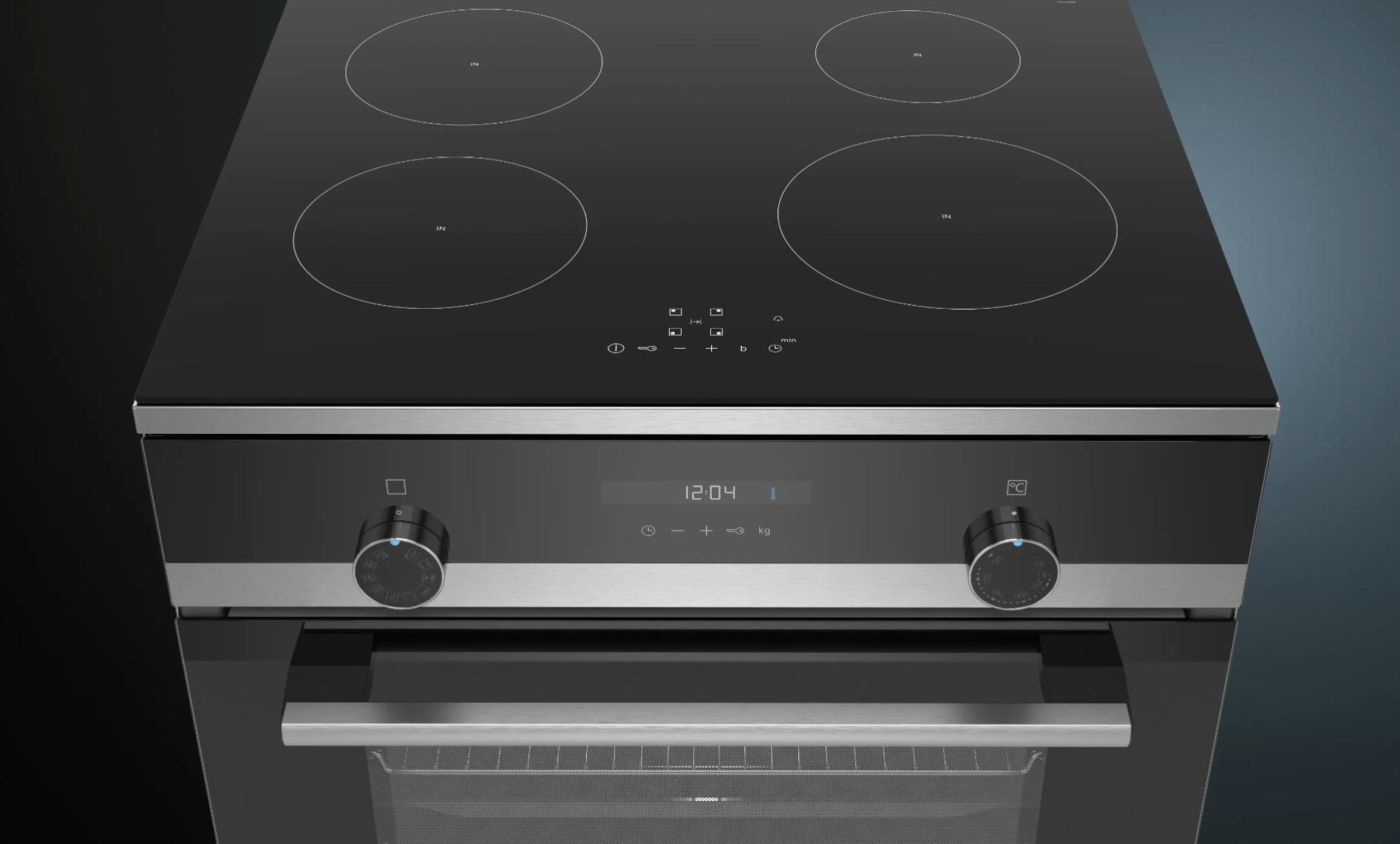 SIEMENS HL9S5E040U IQ500 fornuis met inductie kookplaat -  SIEMENS HL9S5E040U IQ500 fornuis met inductie kookplaat -