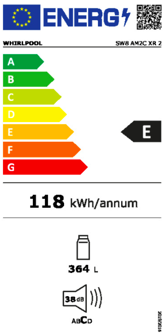 WHIRLPOOL SW8AM2CXR2 vrijstaande koelkast zonder vriesvak - 188cm WHIRLPOOL SW8AM2CXR2 vrijstaande koelkast zonder vriesvak - 188cm