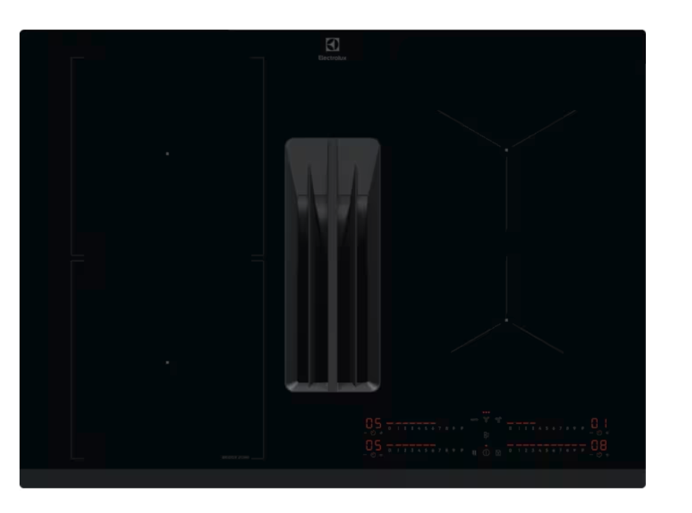 ELECTROLUX KCC73443 600 kookplaat met afzuiging - 70cm