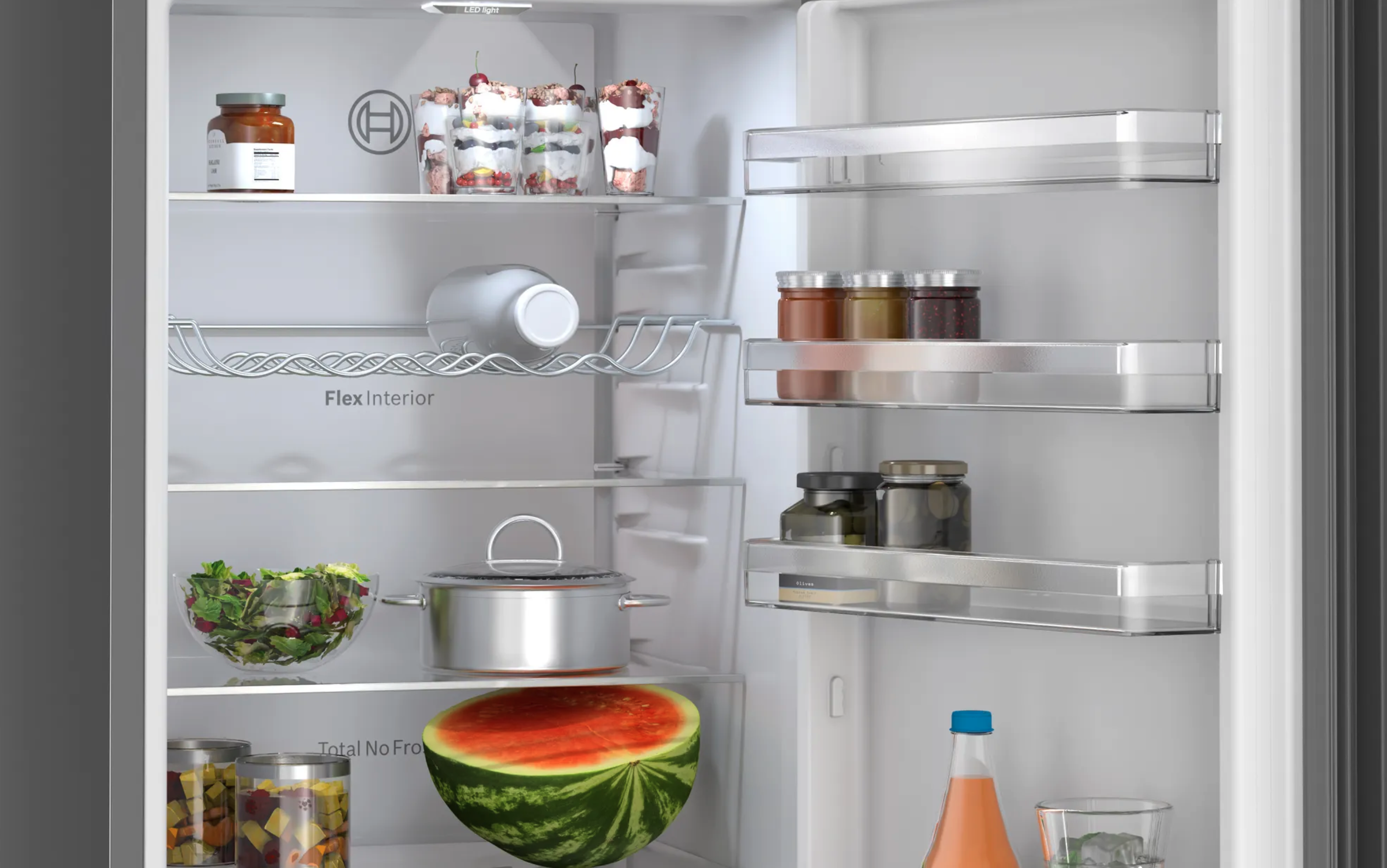 BOSCH KGN39OCAF Serie 4 vrijstaande koel-/vriescombinatie - 203cm