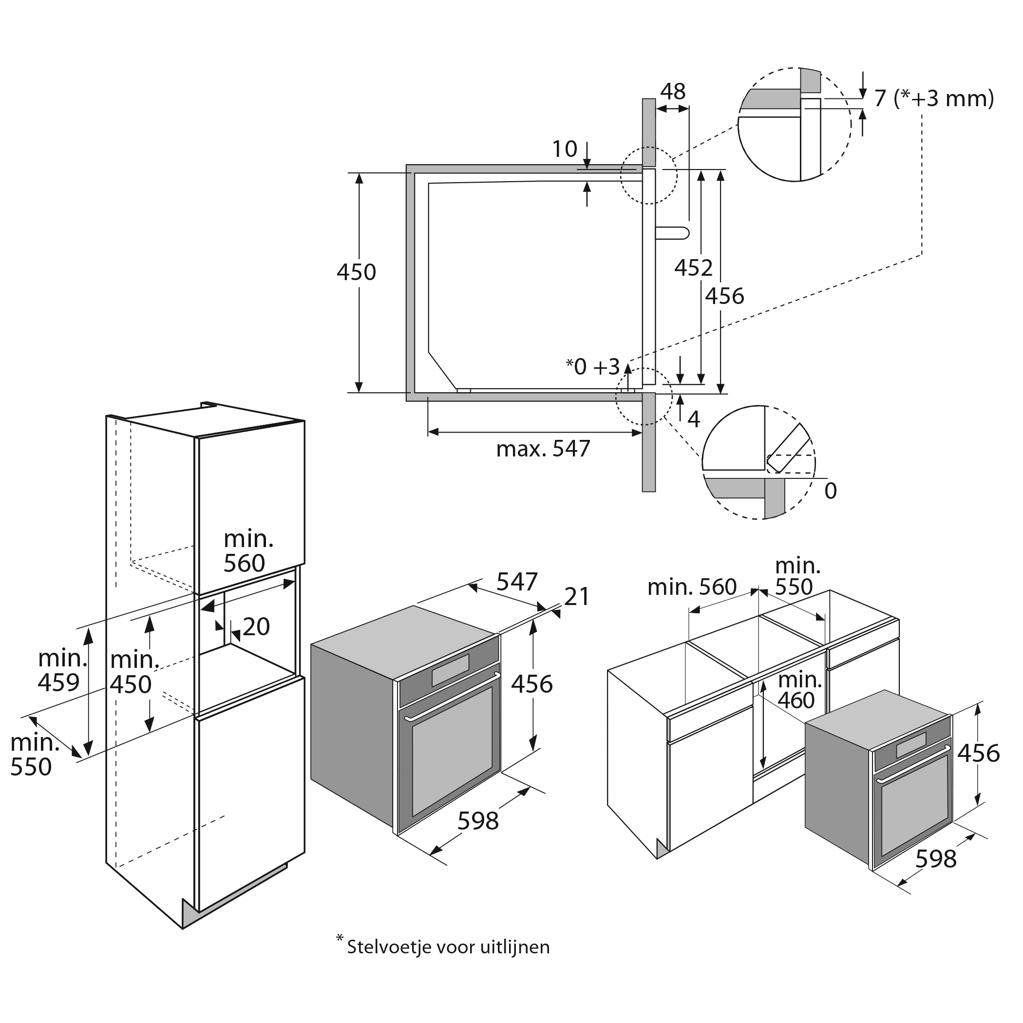 ATAG CS4585M1C multifunctionele oven met stoom - 45cm