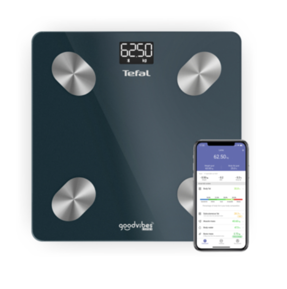 TEFAL TEBM9620S1 personenweegschaal TEFAL TEBM9620S1 personenweegschaal