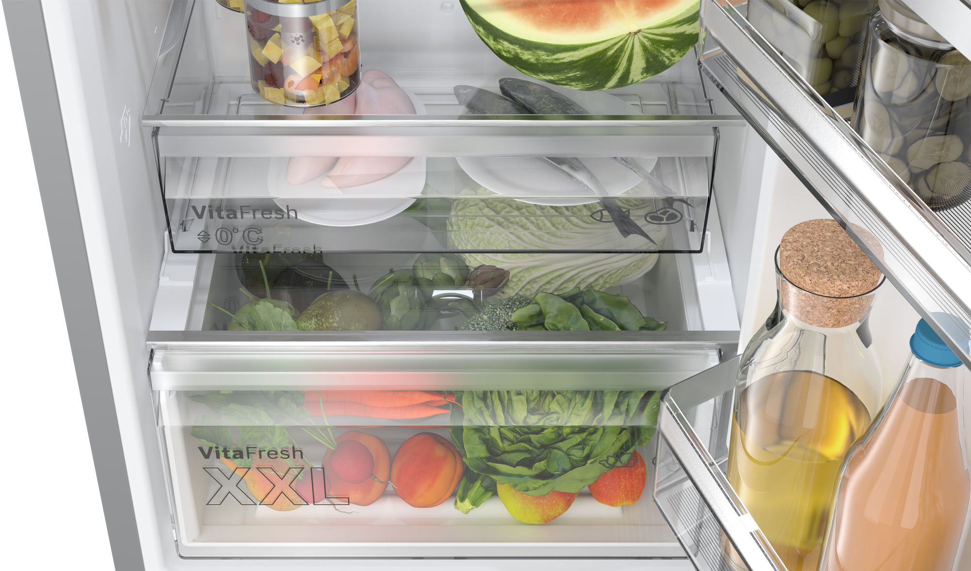 BOSCH KGN36EICF SERIE 4 vrijstaande koel-/vriescombinatie - 186cm BOSCH KGN36EICF SERIE 4 vrijstaande koel-/vriescombinatie - 186cm