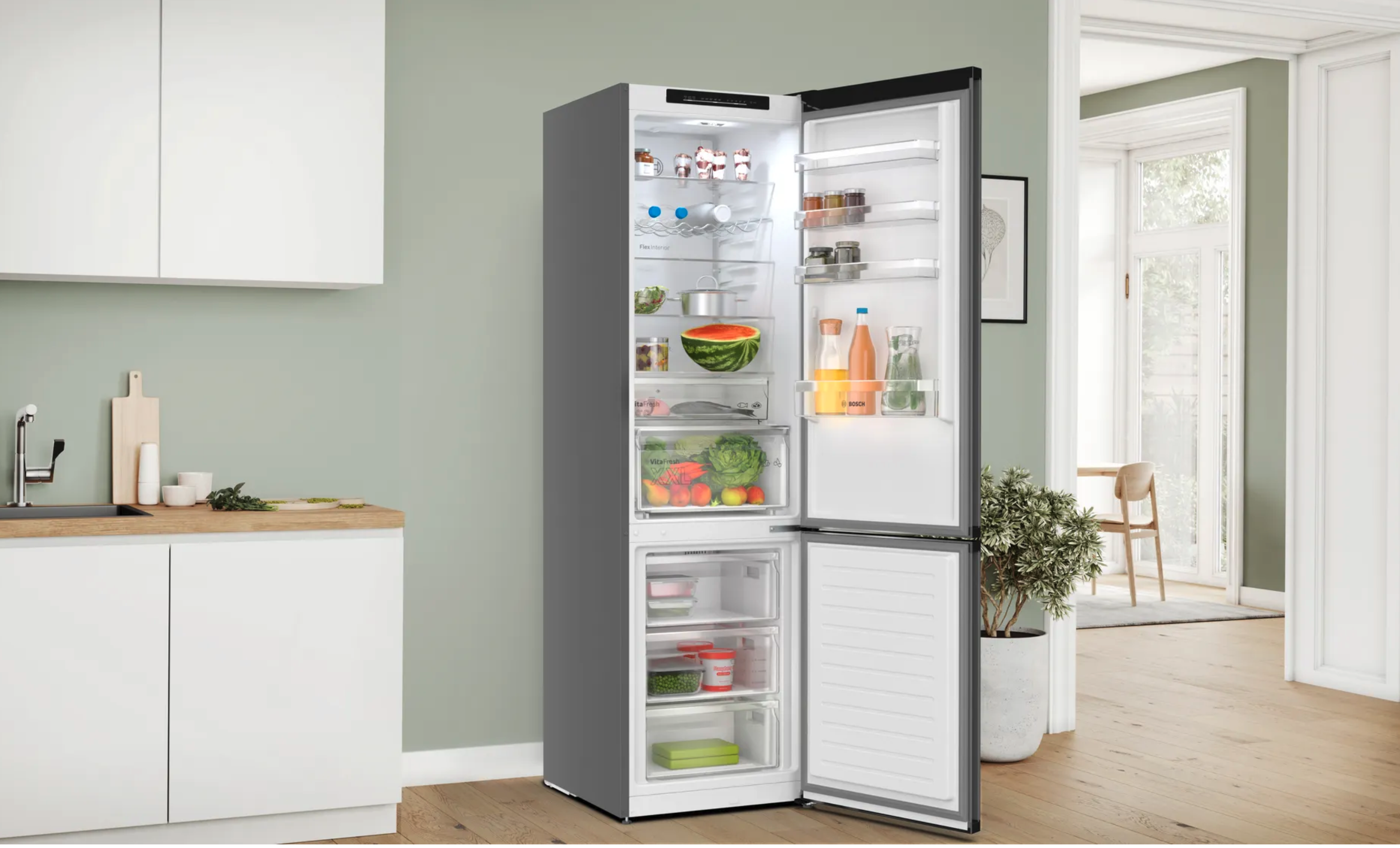 BOSCH KGN39OCAF Serie 4 vrijstaande koel-/vriescombinatie - 203cm