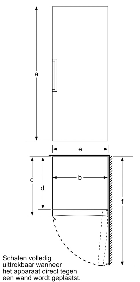 BOSCH GSN58VWEV SERIE 4 vrijstaande vriezer - 191cm