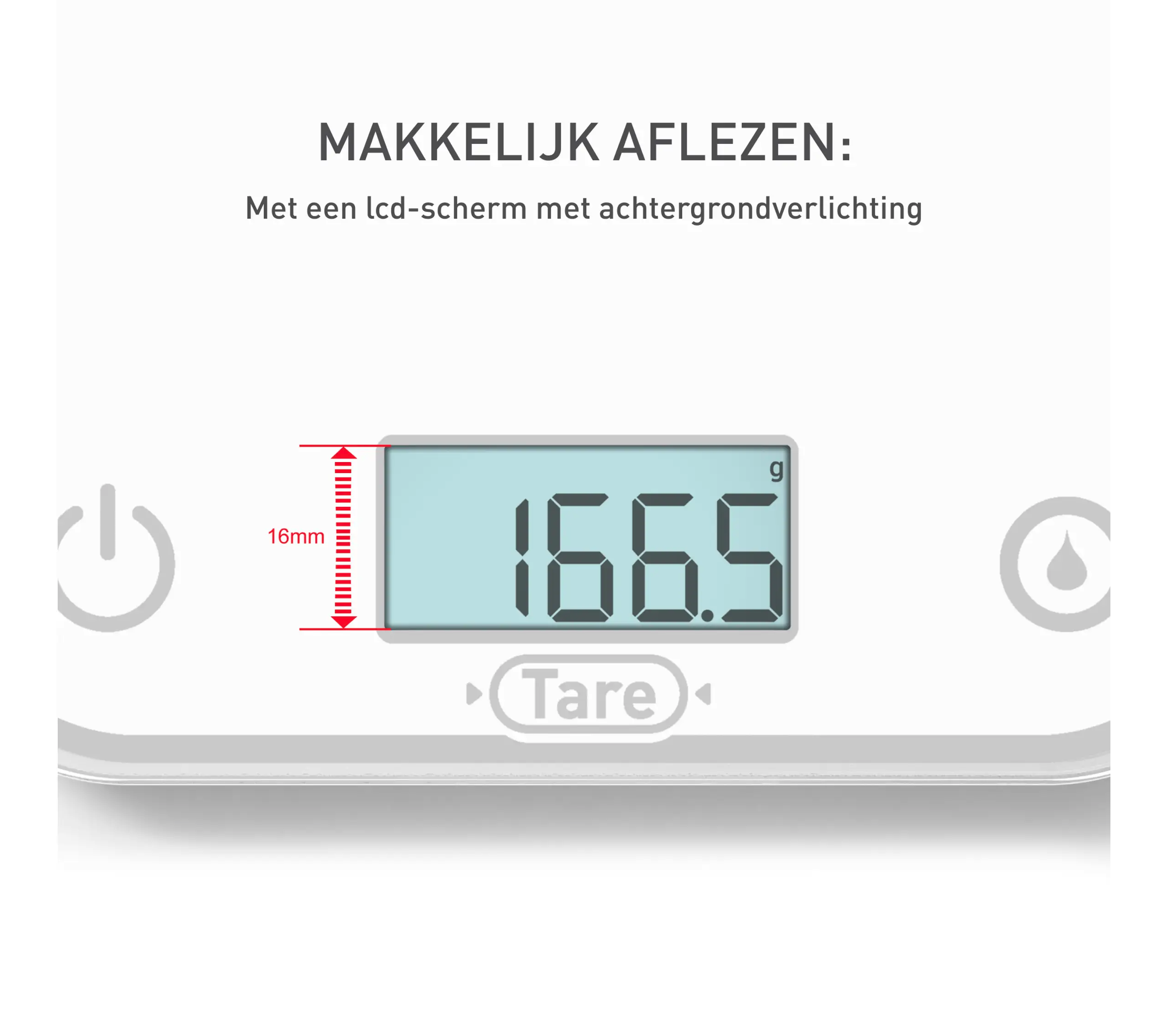TEFAL TEBC50UOVO keukenweegschaal