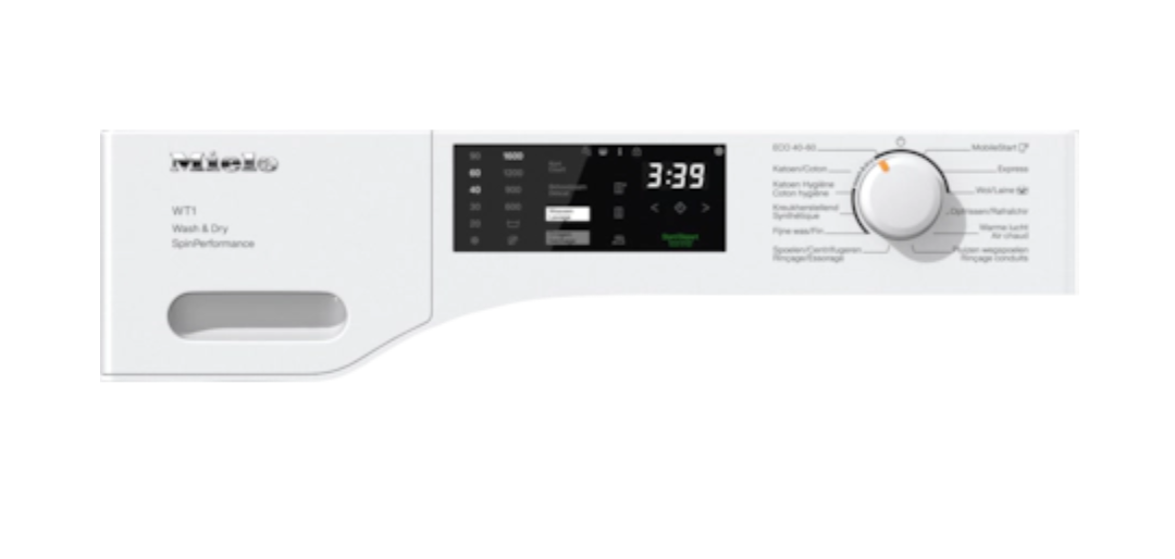 MIELE WTD280WCS STANDARD CHROME EDITION was- droogcombinatie