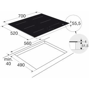 ATAG HI07471EV inductiekookplaat - 70cm