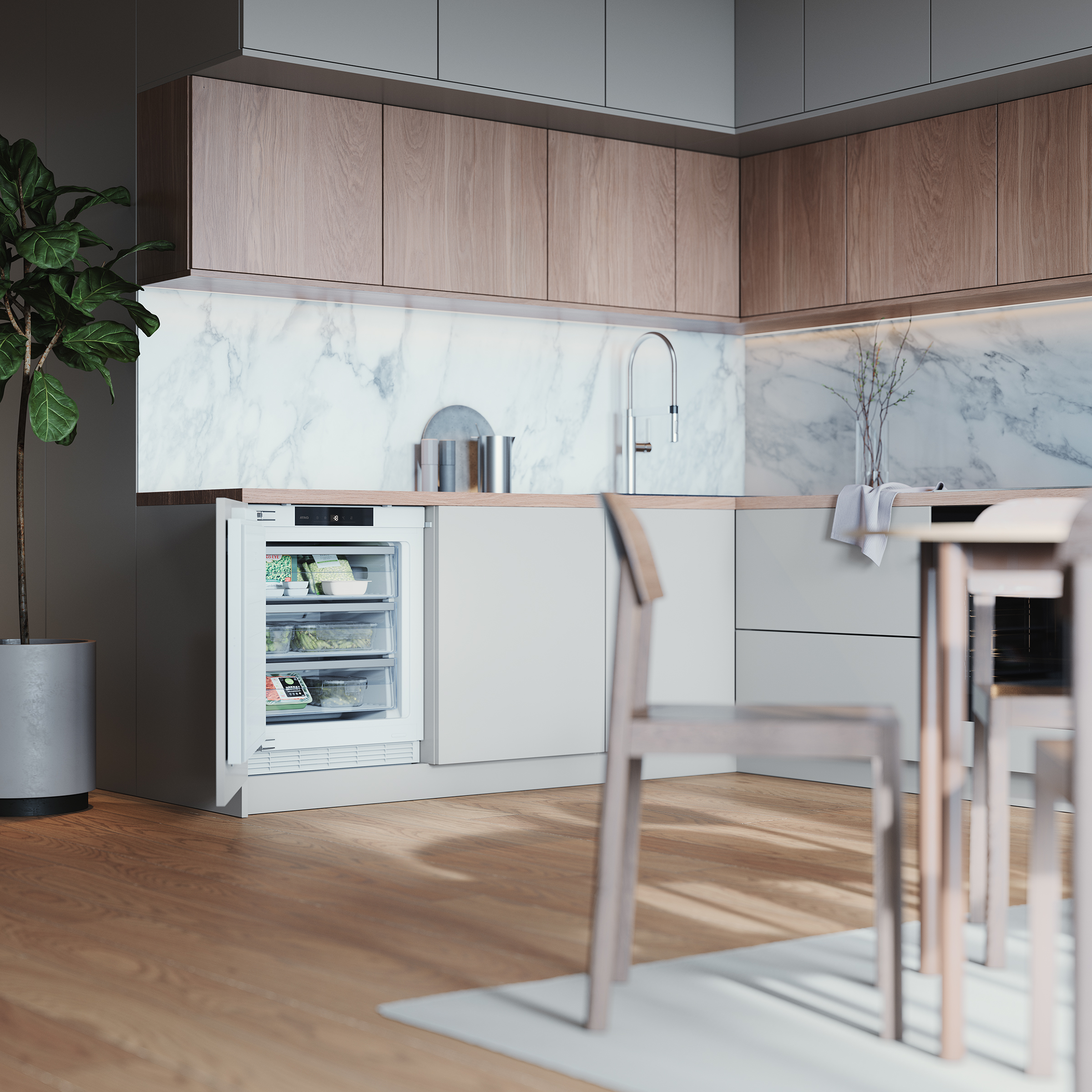 ATAG KU2590C onderbouw vriezer