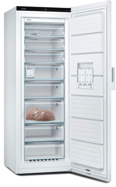 BOSCH GSN58EWCV SERIE 6 vrijstaande vriezer - 191cm BOSCH GSN58EWCV SERIE 6 vrijstaande vriezer - 191cm
