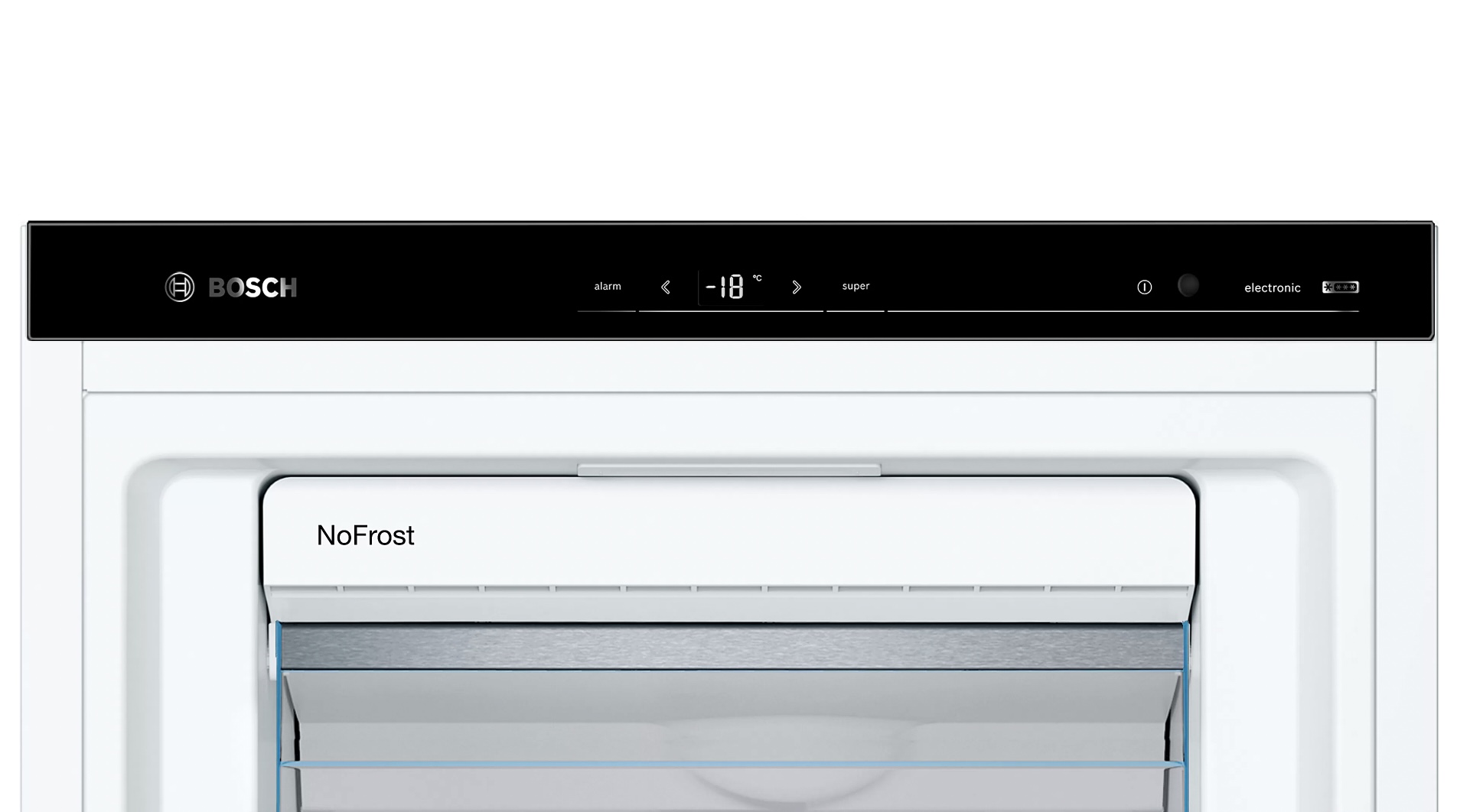 BOSCH GSN58EWCV SERIE 6 vrijstaande vriezer - 191cm BOSCH GSN58EWCV SERIE 6 vrijstaande vriezer - 191cm