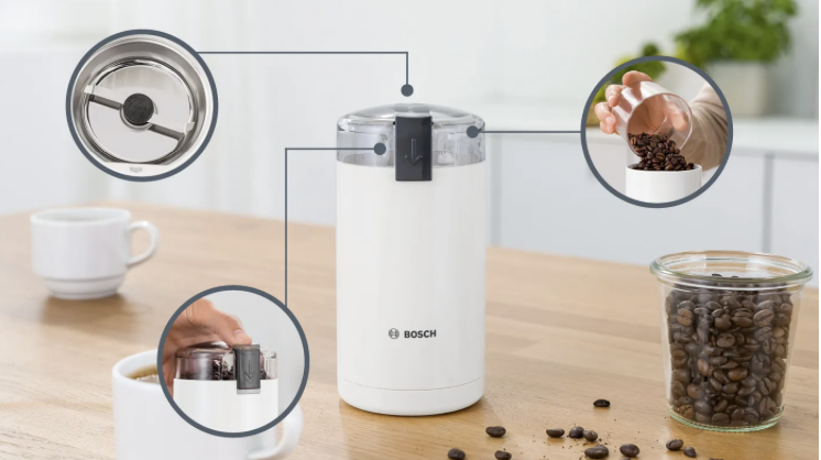 BOSCH TSM6A011W koffiemolen BOSCH TSM6A011W koffiemolen