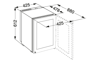 LIEBHERR ZKES45320 sigarenbewaarkast