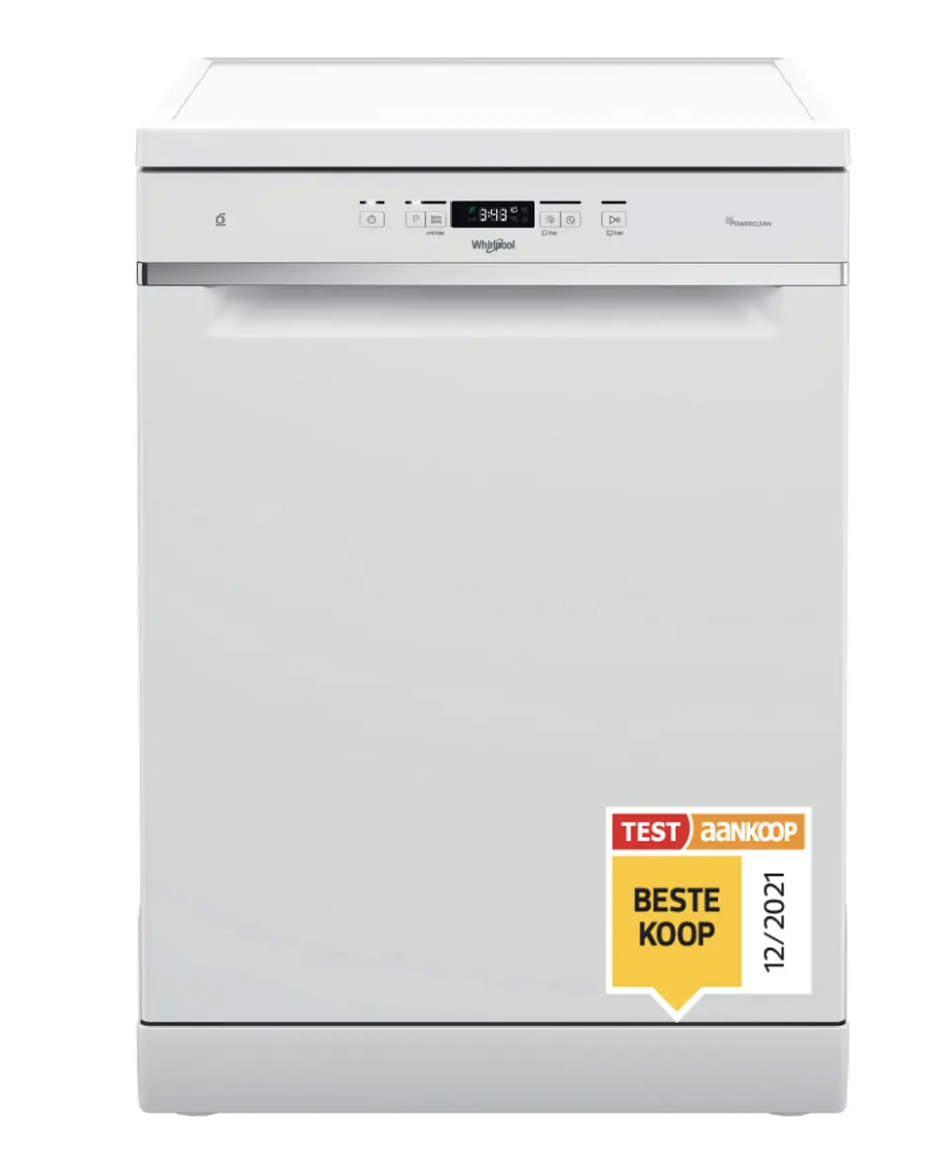 WHIRLPOOL WFC3C42P vrijstaande vaatwasser