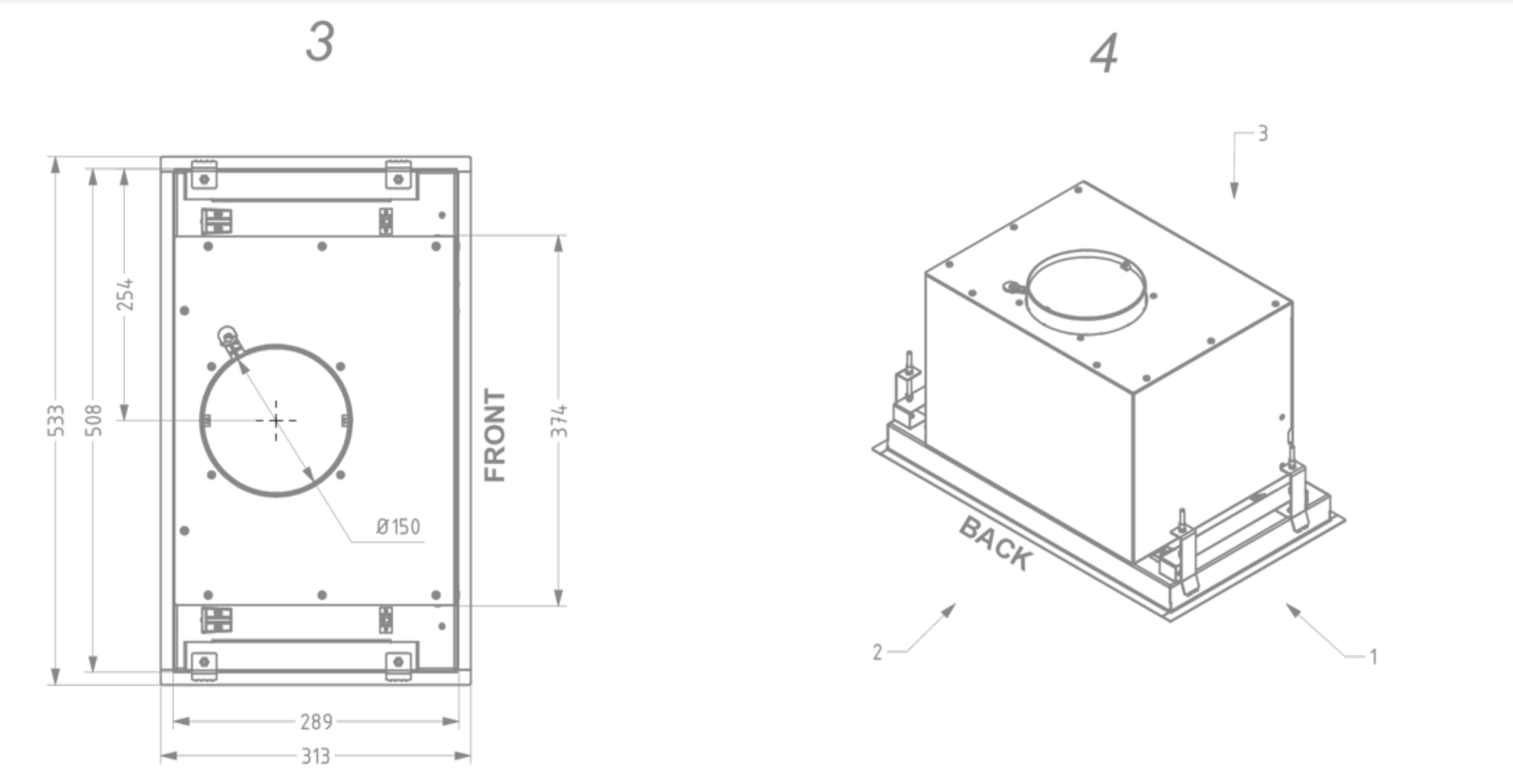 NOVY 26052 inbouwgroep - 53cm