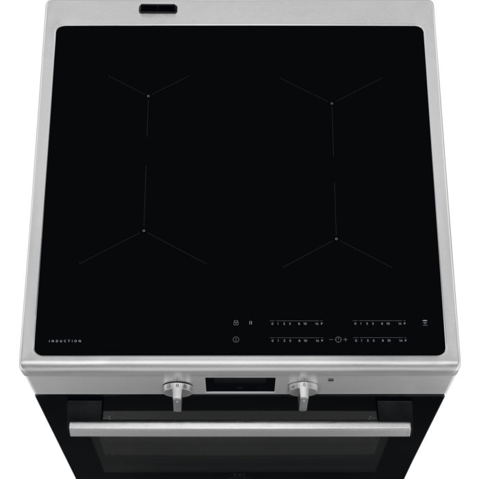 AEG CIB6646ABM fornuis met inductie kookplaat - 60cm AEG CIB6646ABM fornuis met inductie kookplaat - 60cm