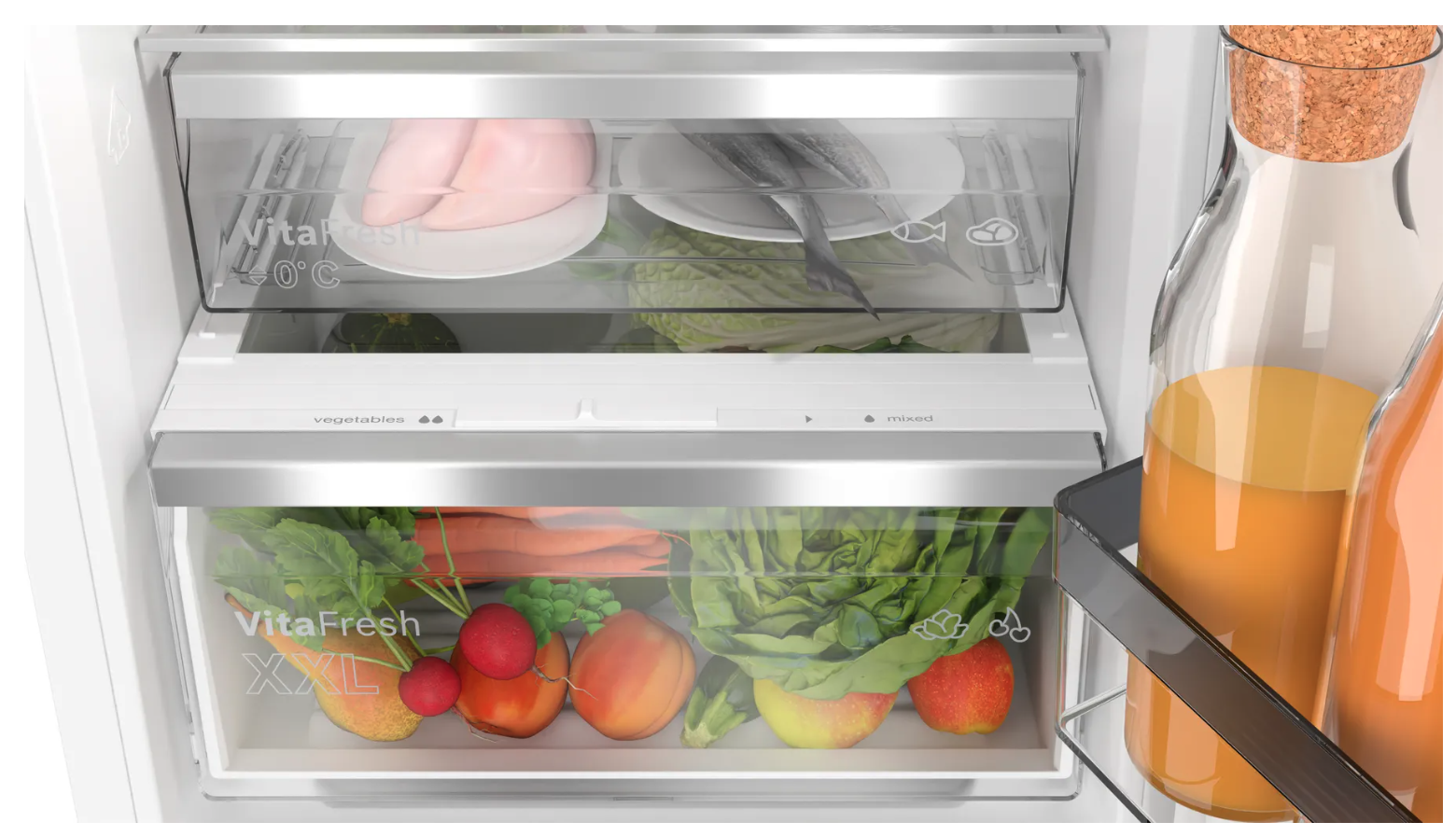 BOSCH KIN86EDD0 SERIE 6 koel-/vriescombinatie - 177,5cm