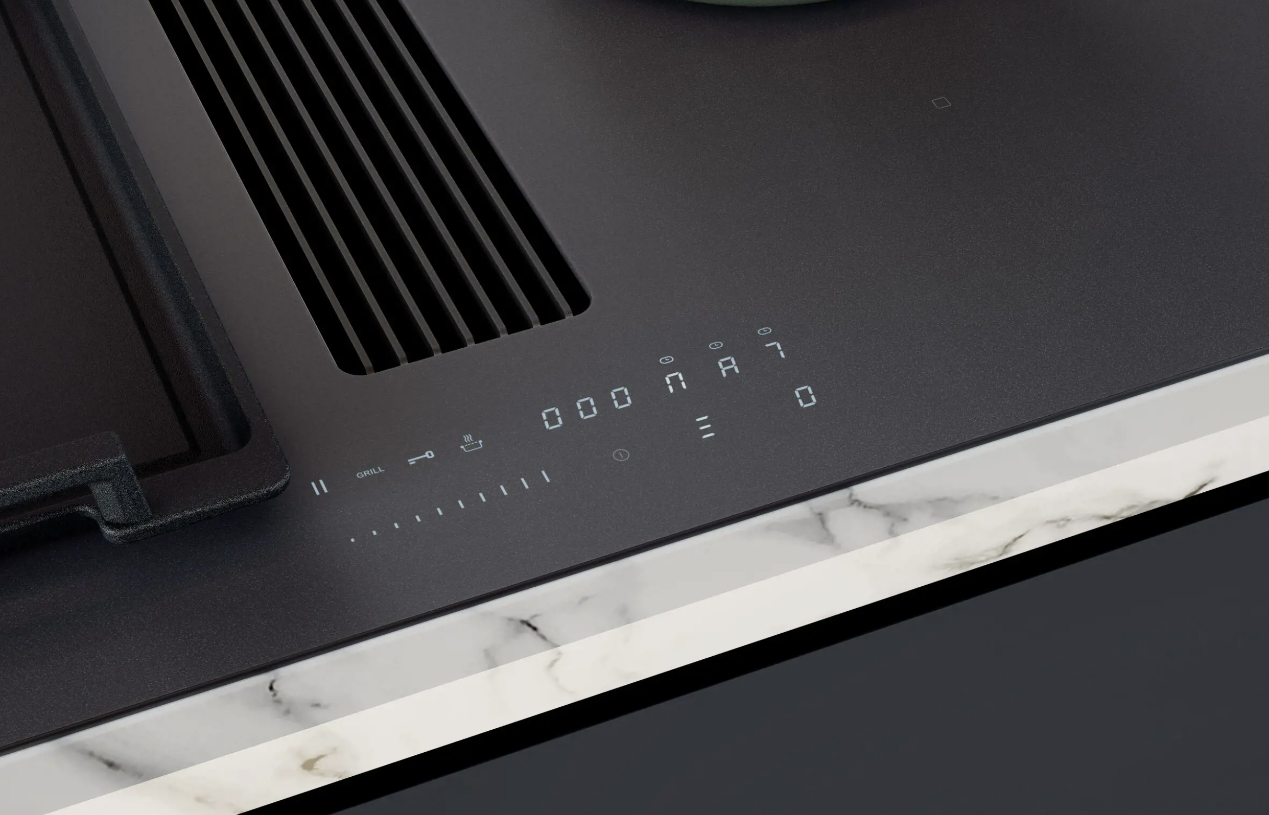 NOVY 1861-G1 EASY kookplaat met afzuiging - 80cm