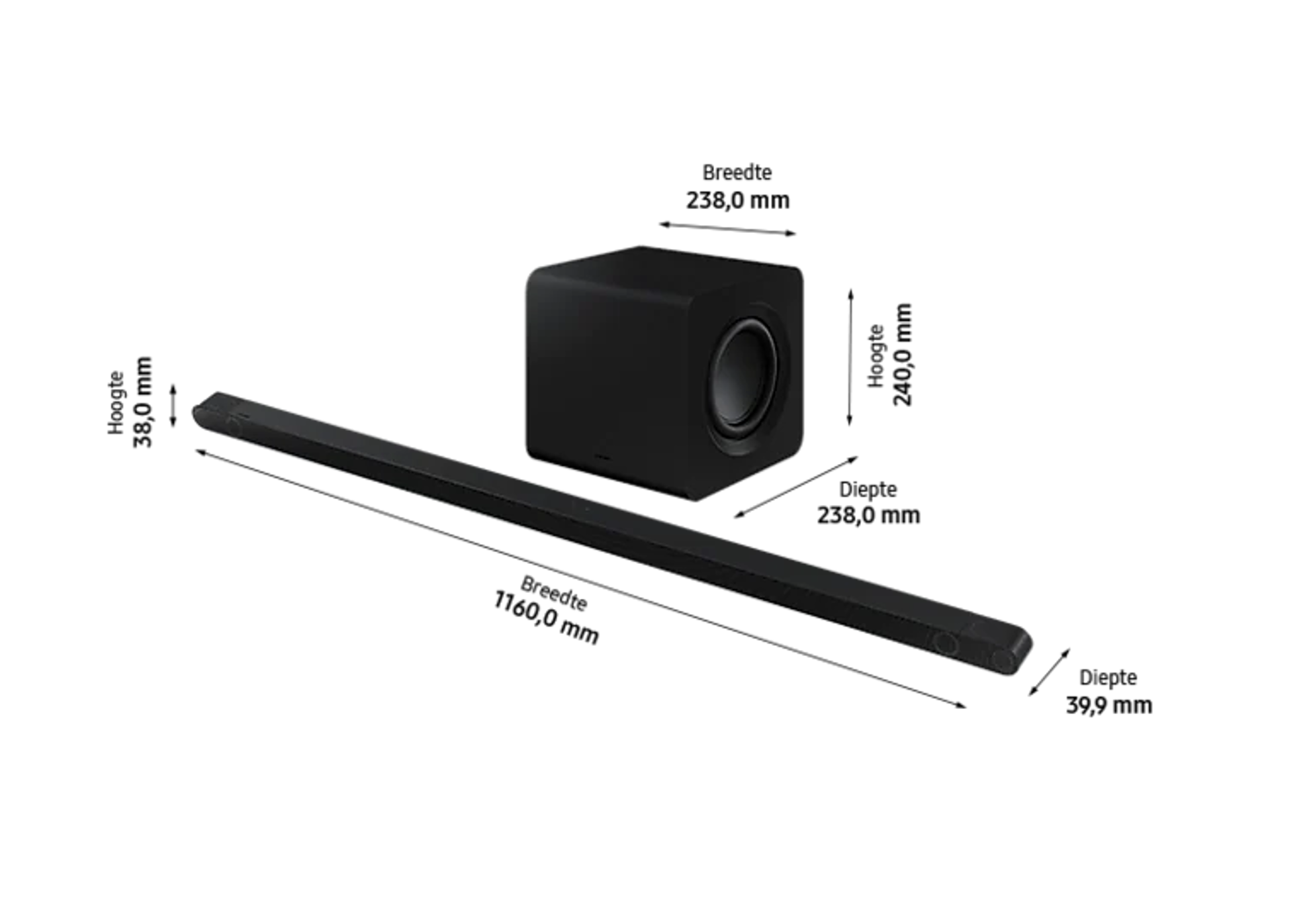 SAMSUNG HW-S800B/XN soundbar