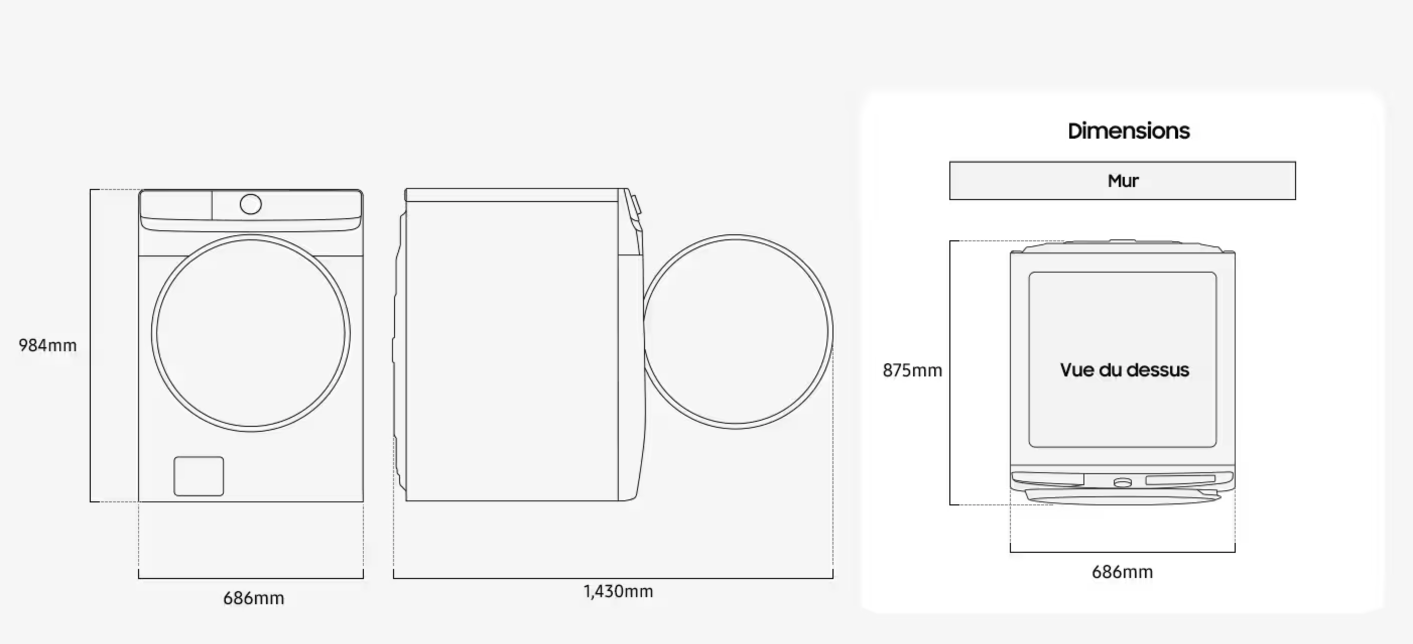 SAMSUNG WF20DG8650BVU3 wasmachine