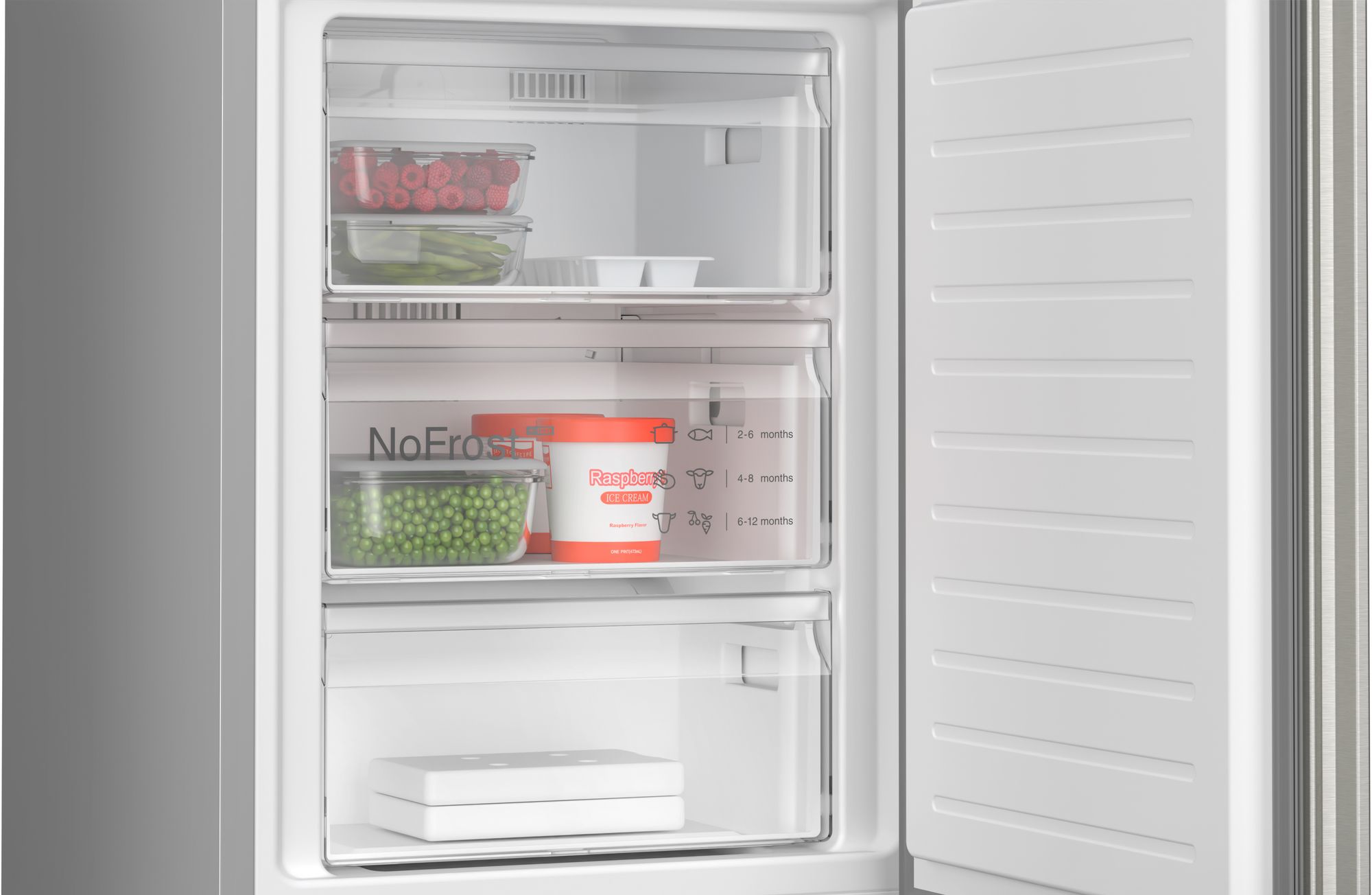 BOSCH KGN36EICF SERIE 4 vrijstaande koel-/vriescombinatie - 186cm BOSCH KGN36EICF SERIE 4 vrijstaande koel-/vriescombinatie - 186cm