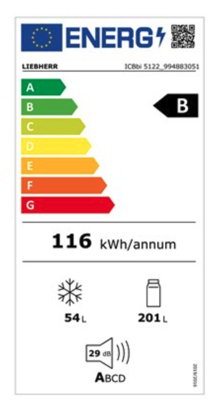 LIEBHERR ICBBI512222 koel-/vriescombinatie - 178cm